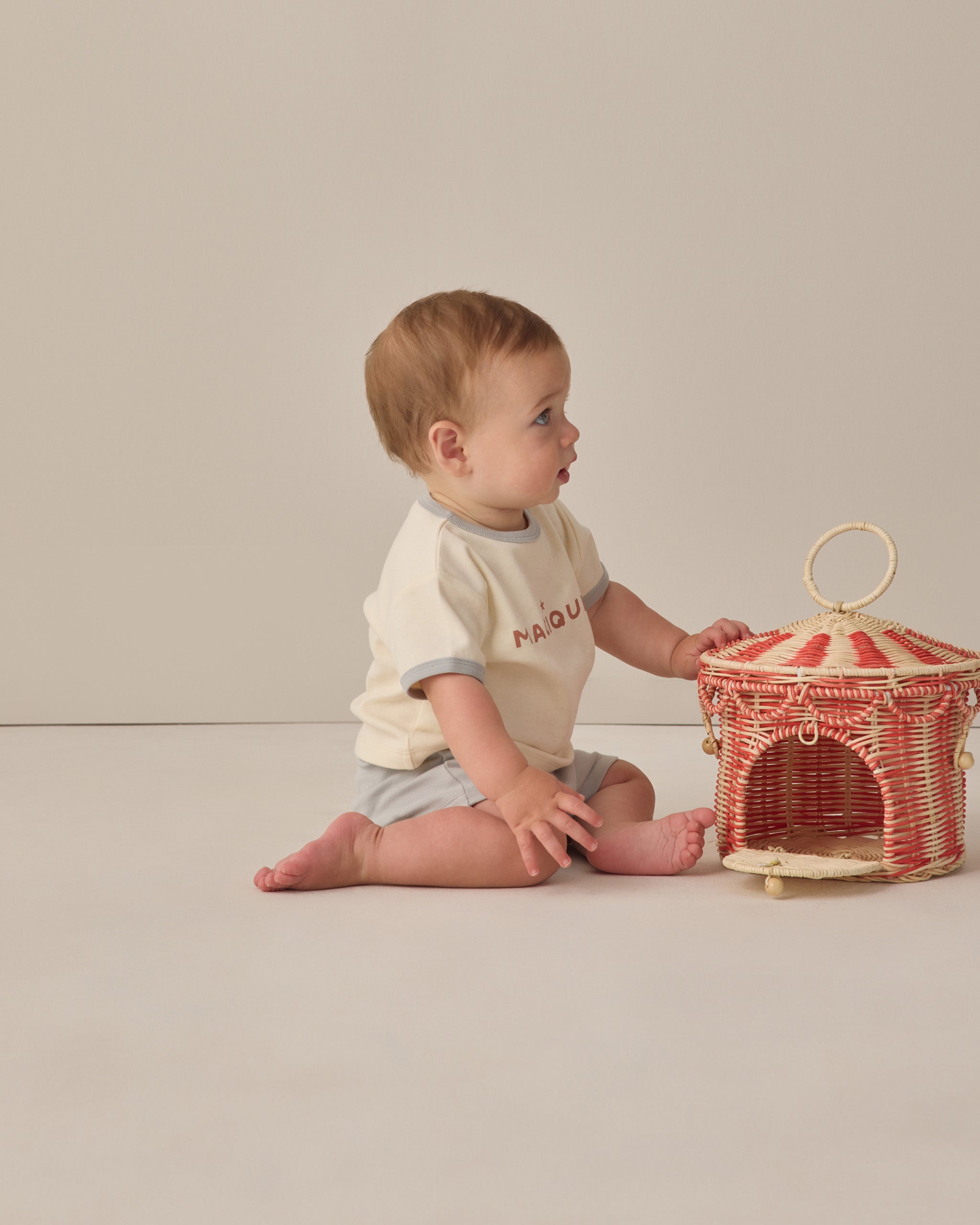 Play Short Sky - Rylee + Cru | Kids Clothes | Trendy Baby Clothes | Modern Infant Outfits |