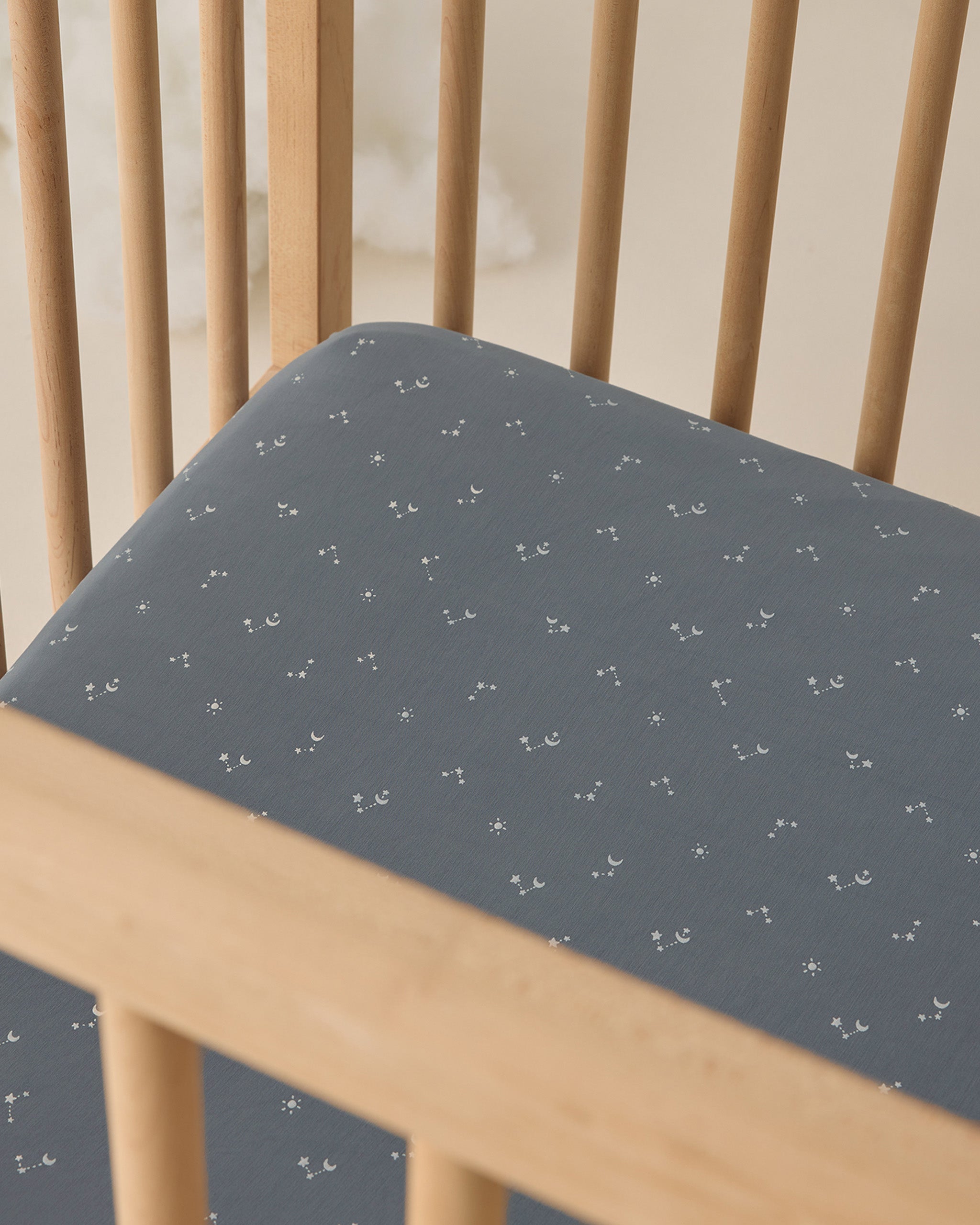Bamboo Crib Sheet Starlight - Rylee + Cru | Kids Clothes | Trendy Baby Clothes | Modern Infant Outfits |