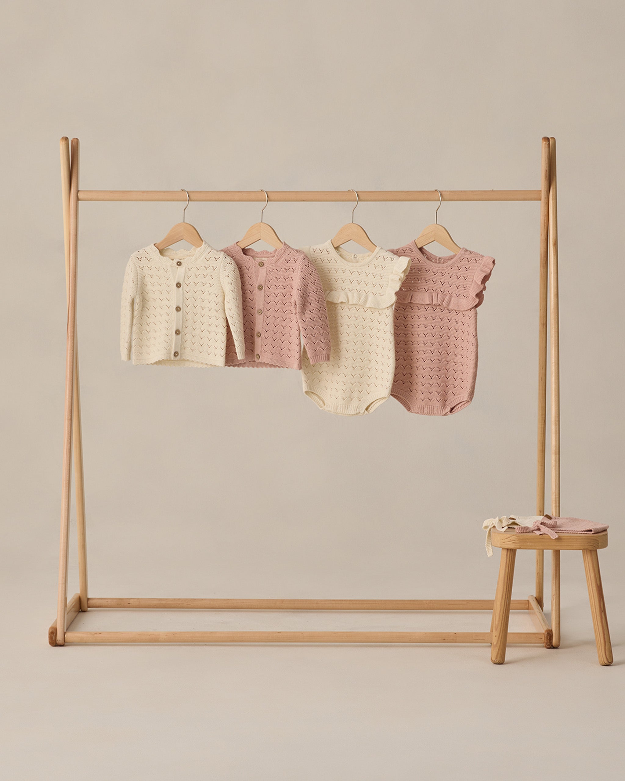 Knit Bonnet Blush - Rylee + Cru | Kids Clothes | Trendy Baby Clothes | Modern Infant Outfits |