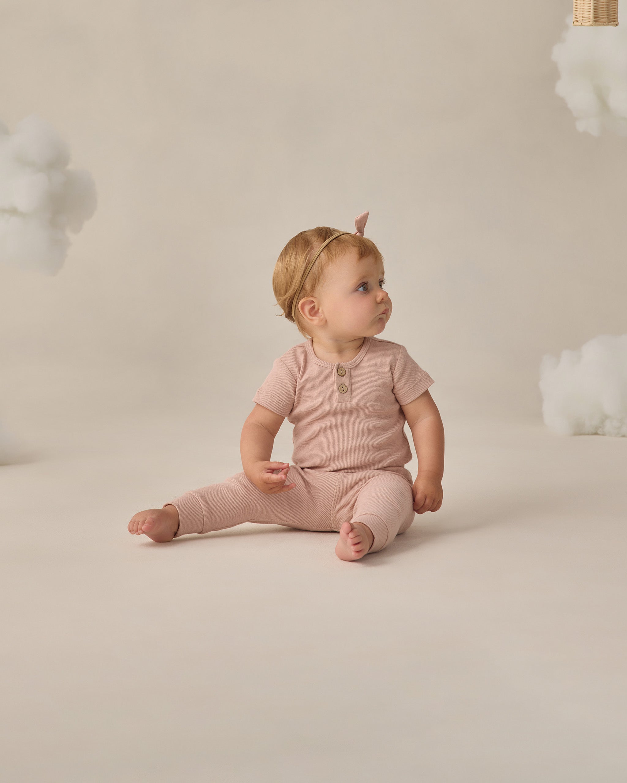 Ribbed Legging Blush - Rylee + Cru | Kids Clothes | Trendy Baby Clothes | Modern Infant Outfits |