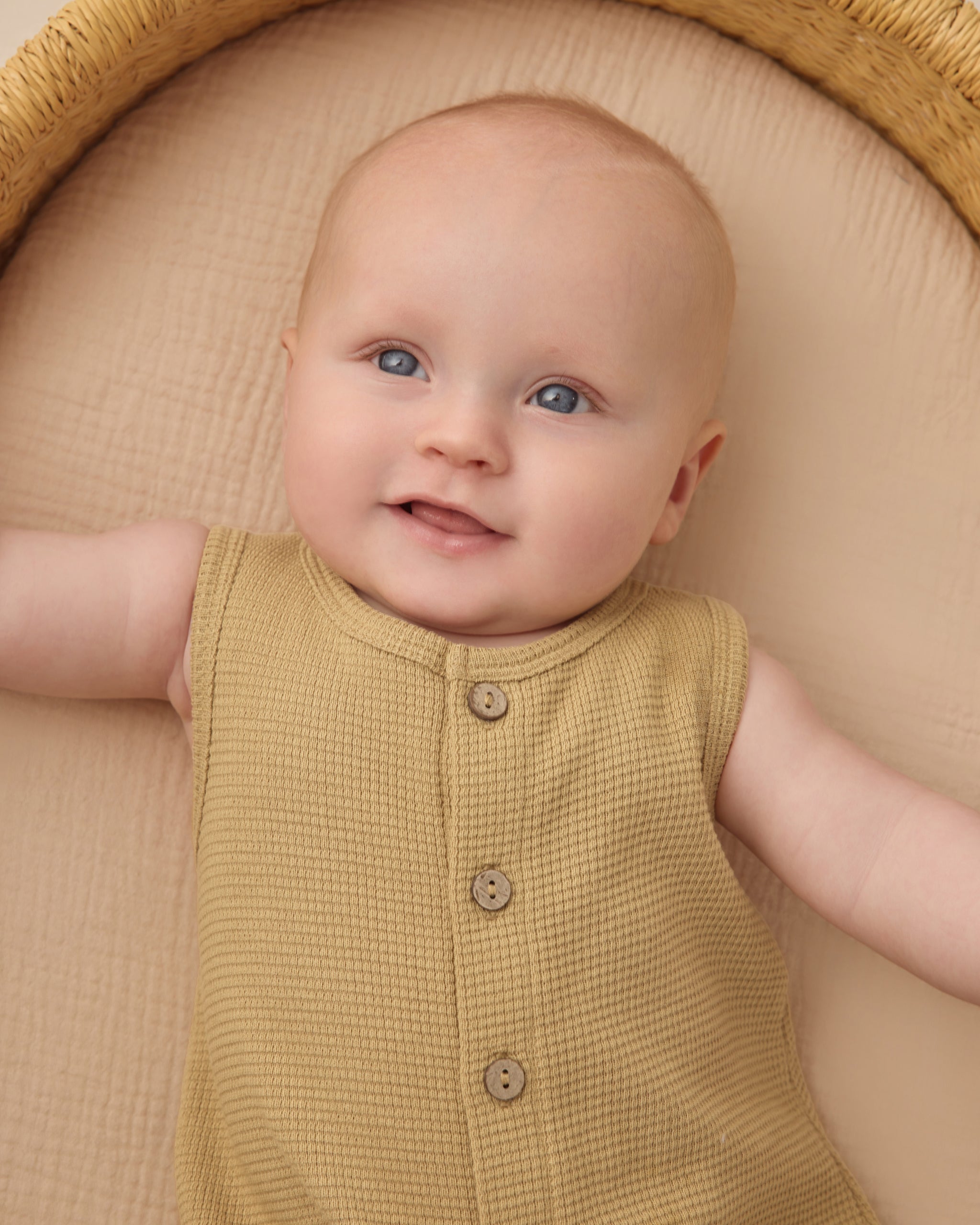 Waffle Jumpsuit Honey - Rylee + Cru | Kids Clothes | Trendy Baby Clothes | Modern Infant Outfits |