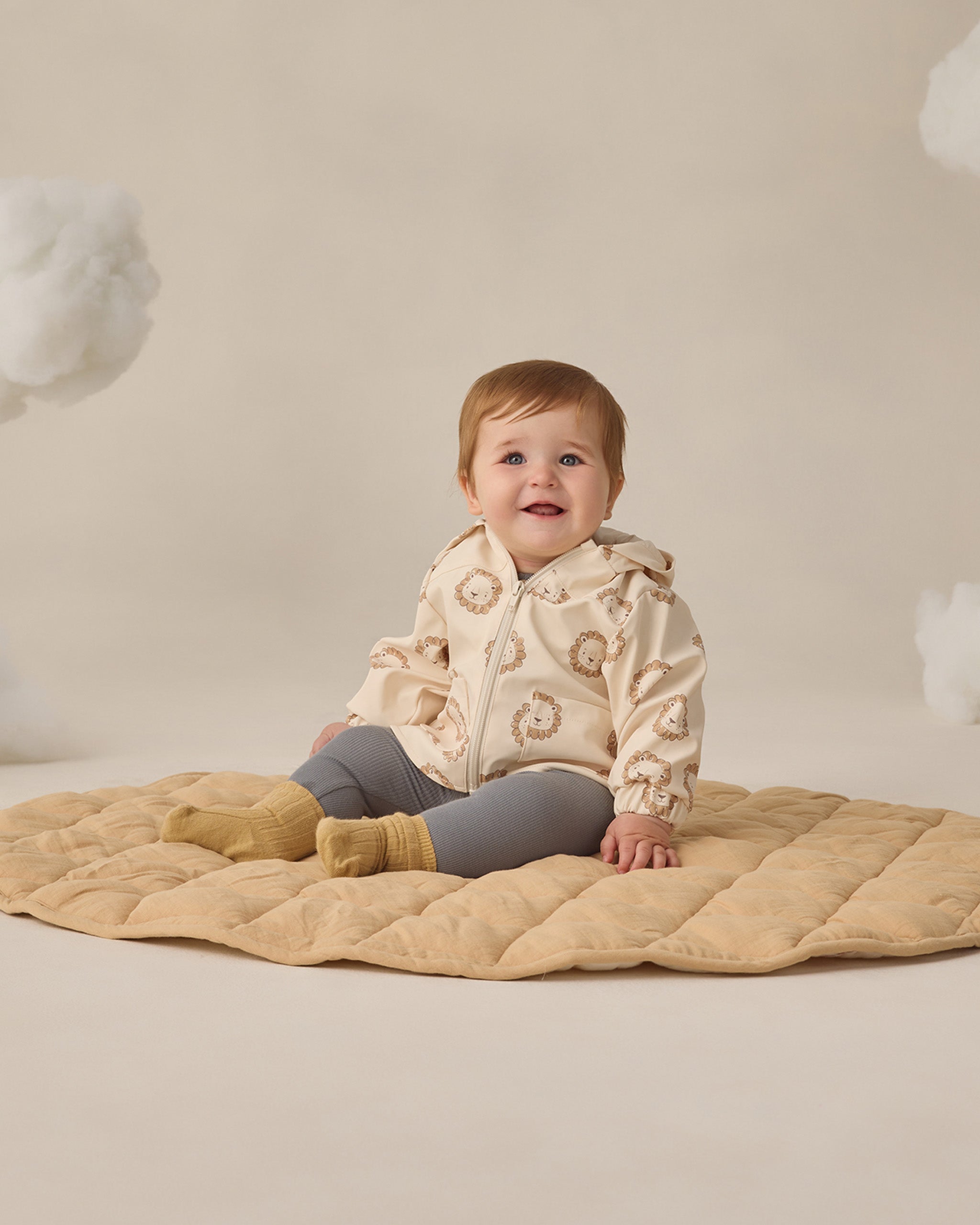 Rain Coat Lions - Rylee + Cru | Kids Clothes | Trendy Baby Clothes | Modern Infant Outfits |