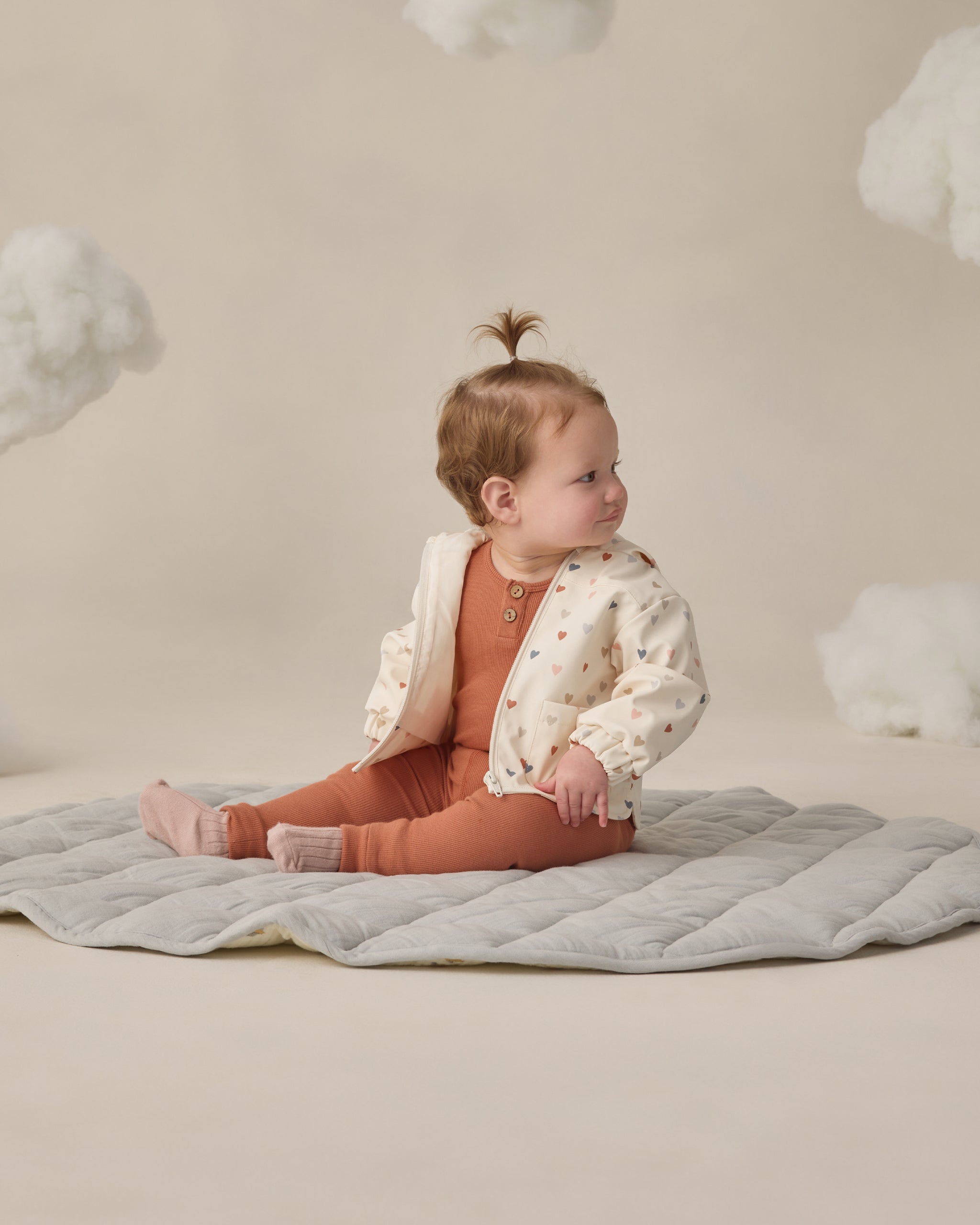 Rain Coat Confetti Heart Small - Rylee + Cru | Kids Clothes | Trendy Baby Clothes | Modern Infant Outfits |