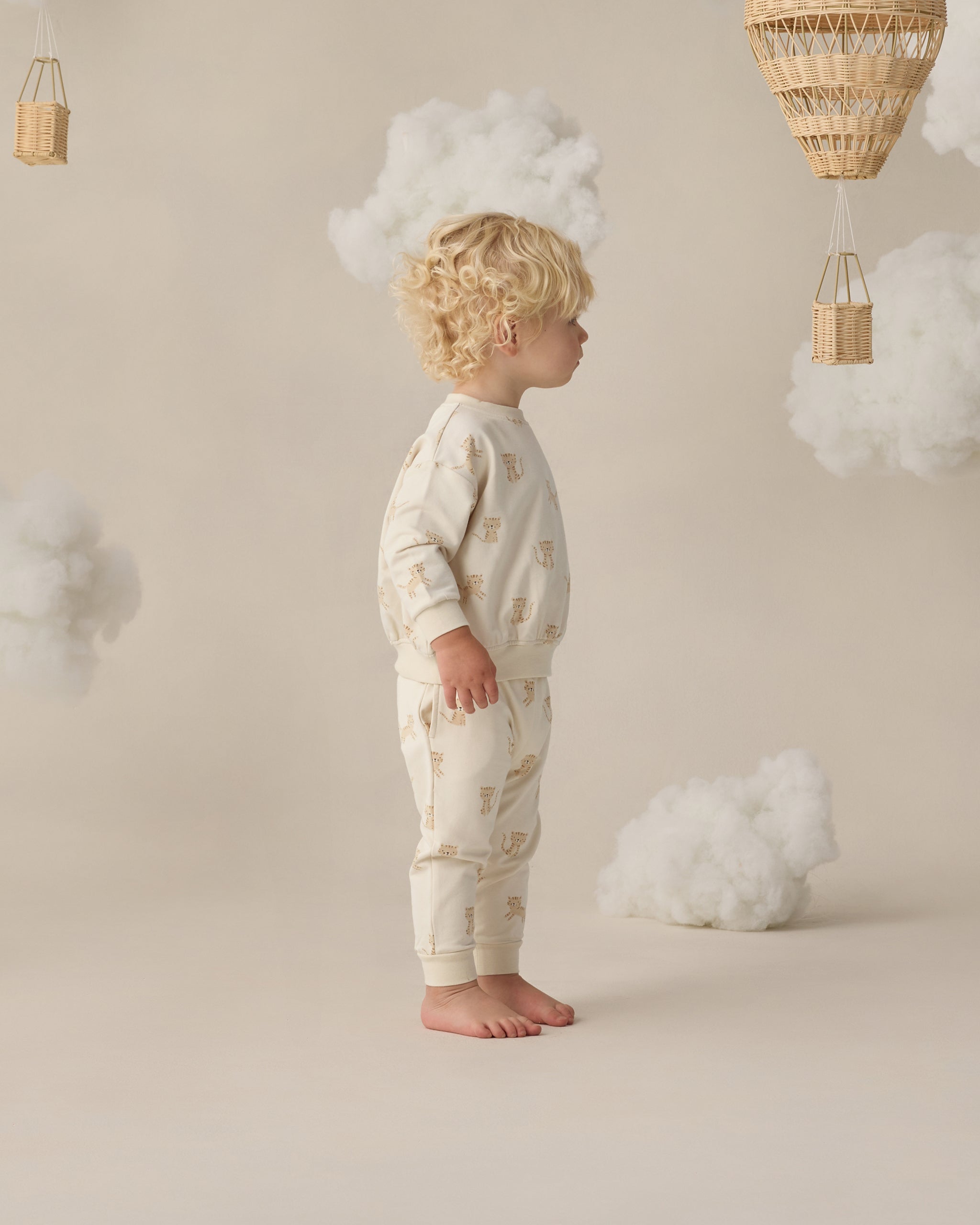 Relaxed Sweatpant Tigers - Rylee + Cru | Kids Clothes | Trendy Baby Clothes | Modern Infant Outfits |