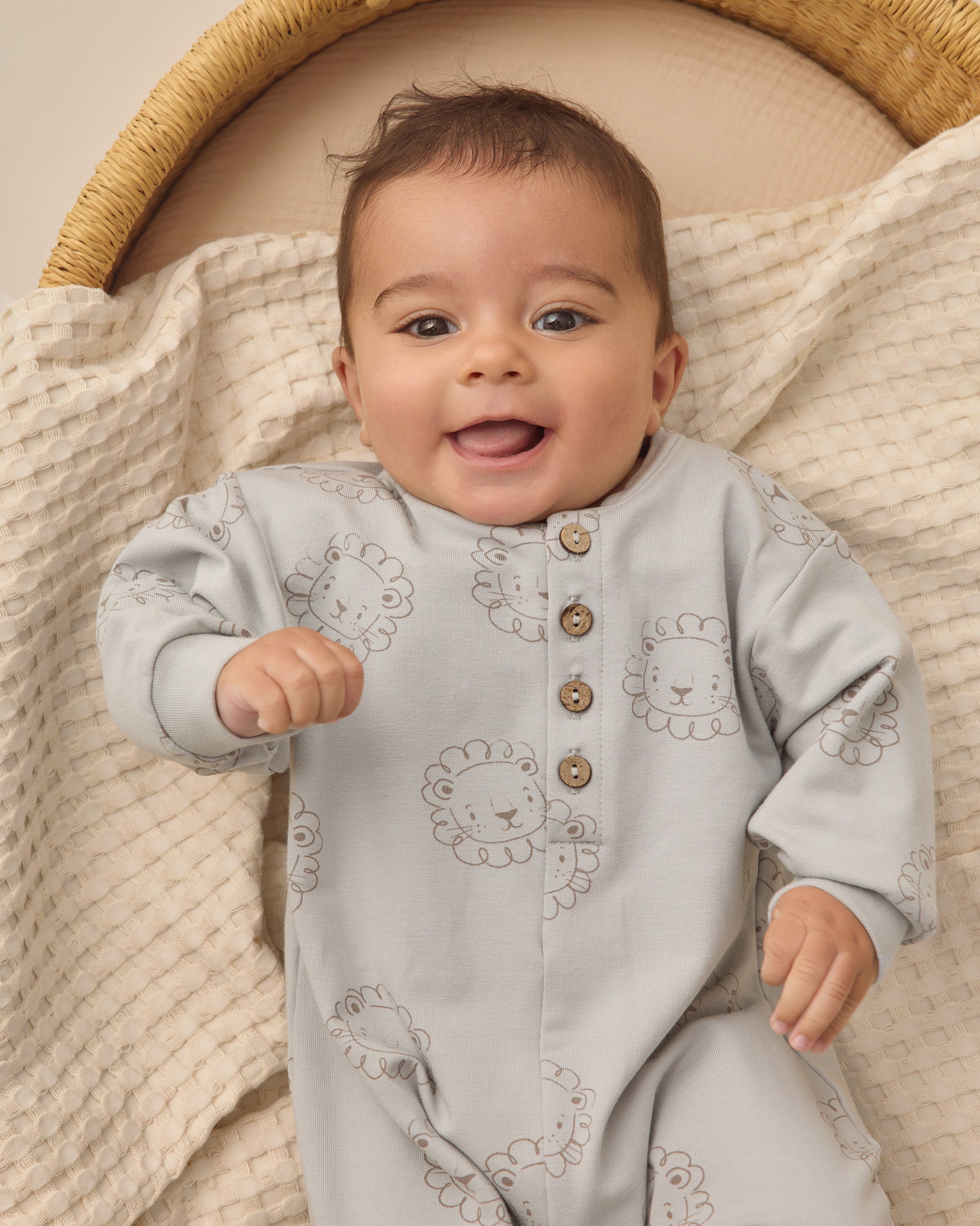 Relaxed Jumpsuit Lions - Rylee + Cru | Kids Clothes | Trendy Baby Clothes | Modern Infant Outfits |