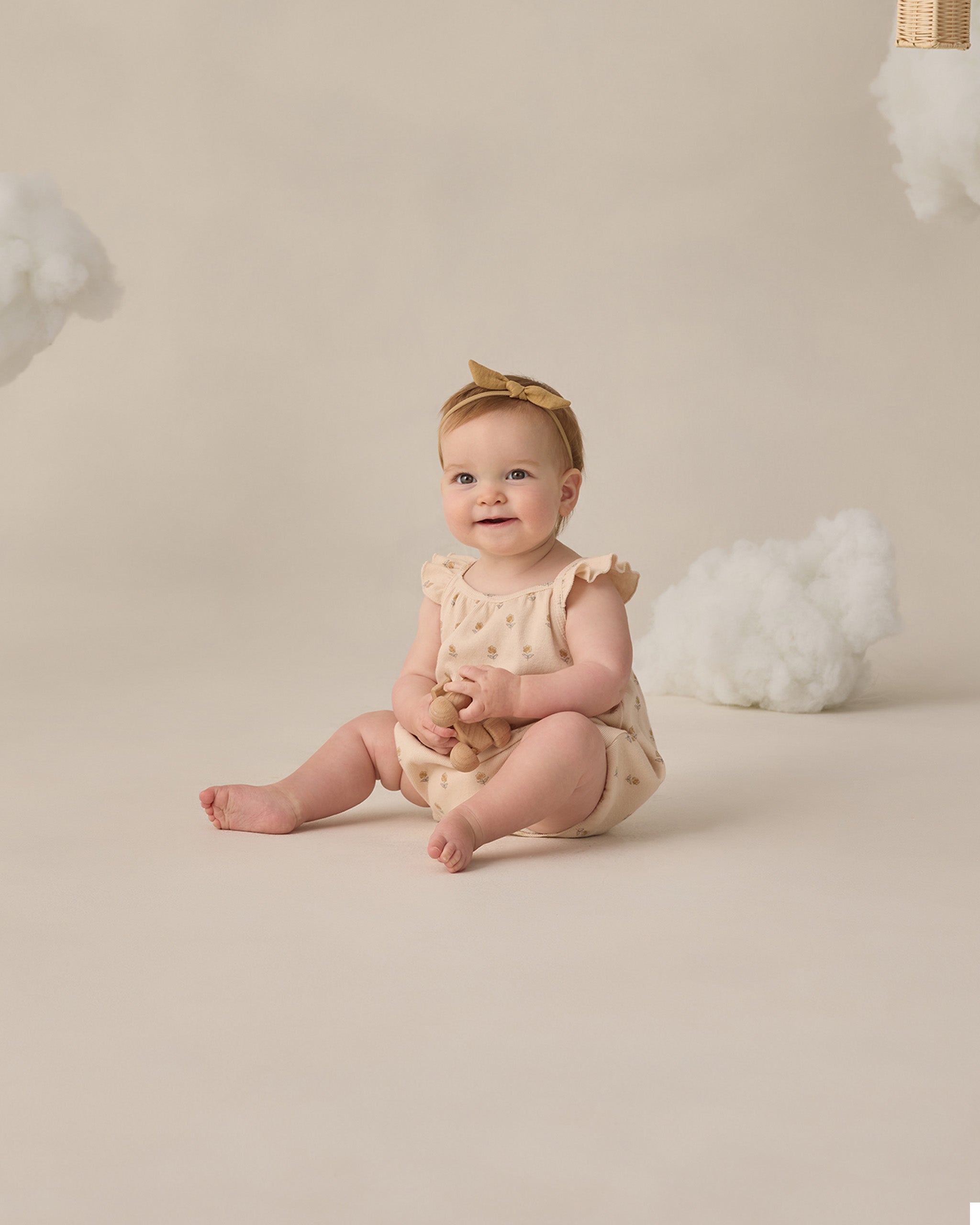 Ribbed Ruffle Romper Buttercup - Rylee + Cru | Kids Clothes | Trendy Baby Clothes | Modern Infant Outfits |