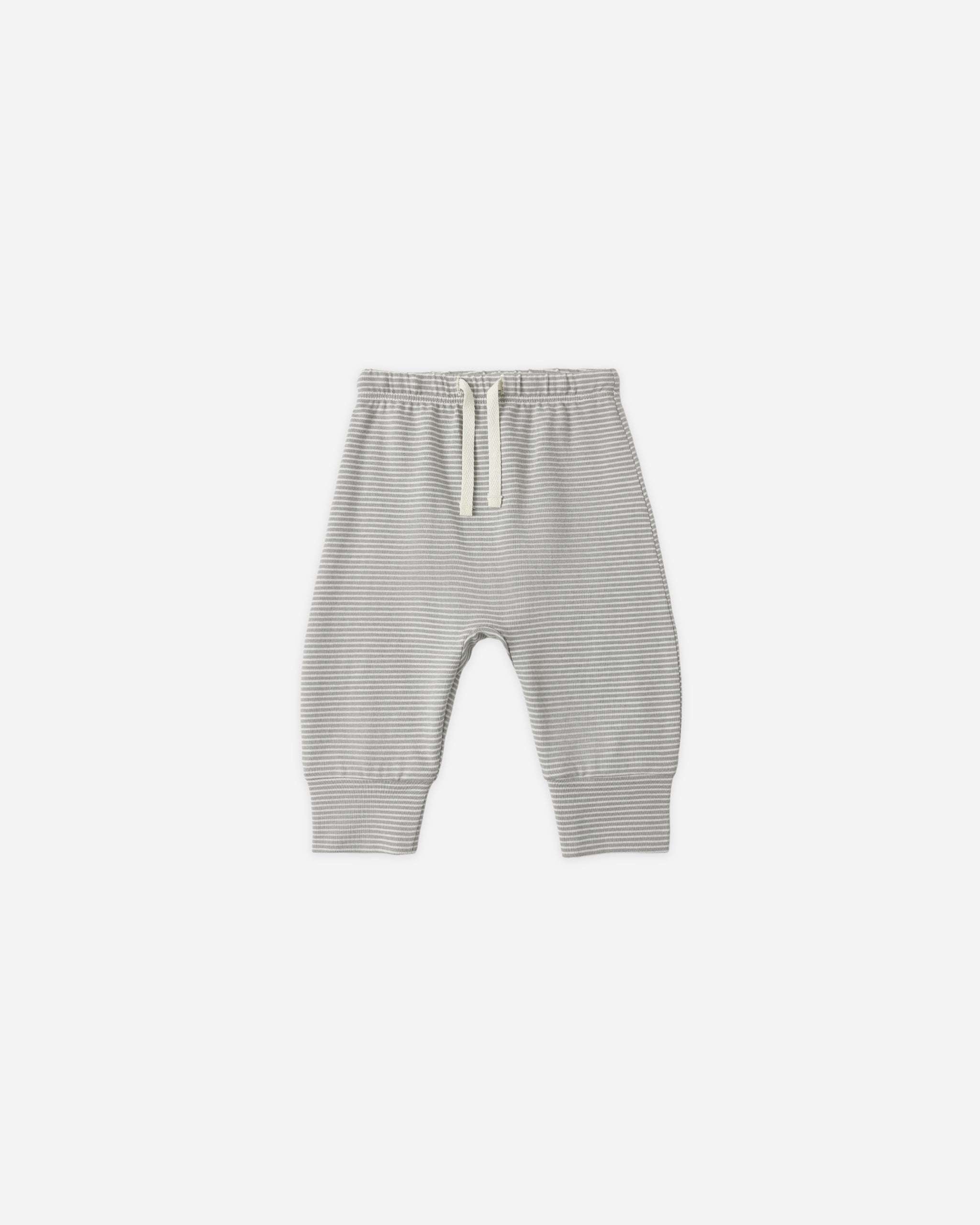 Drawstring Pant Sage Micro Stripe - Rylee + Cru | Kids Clothes | Trendy Baby Clothes | Modern Infant Outfits |