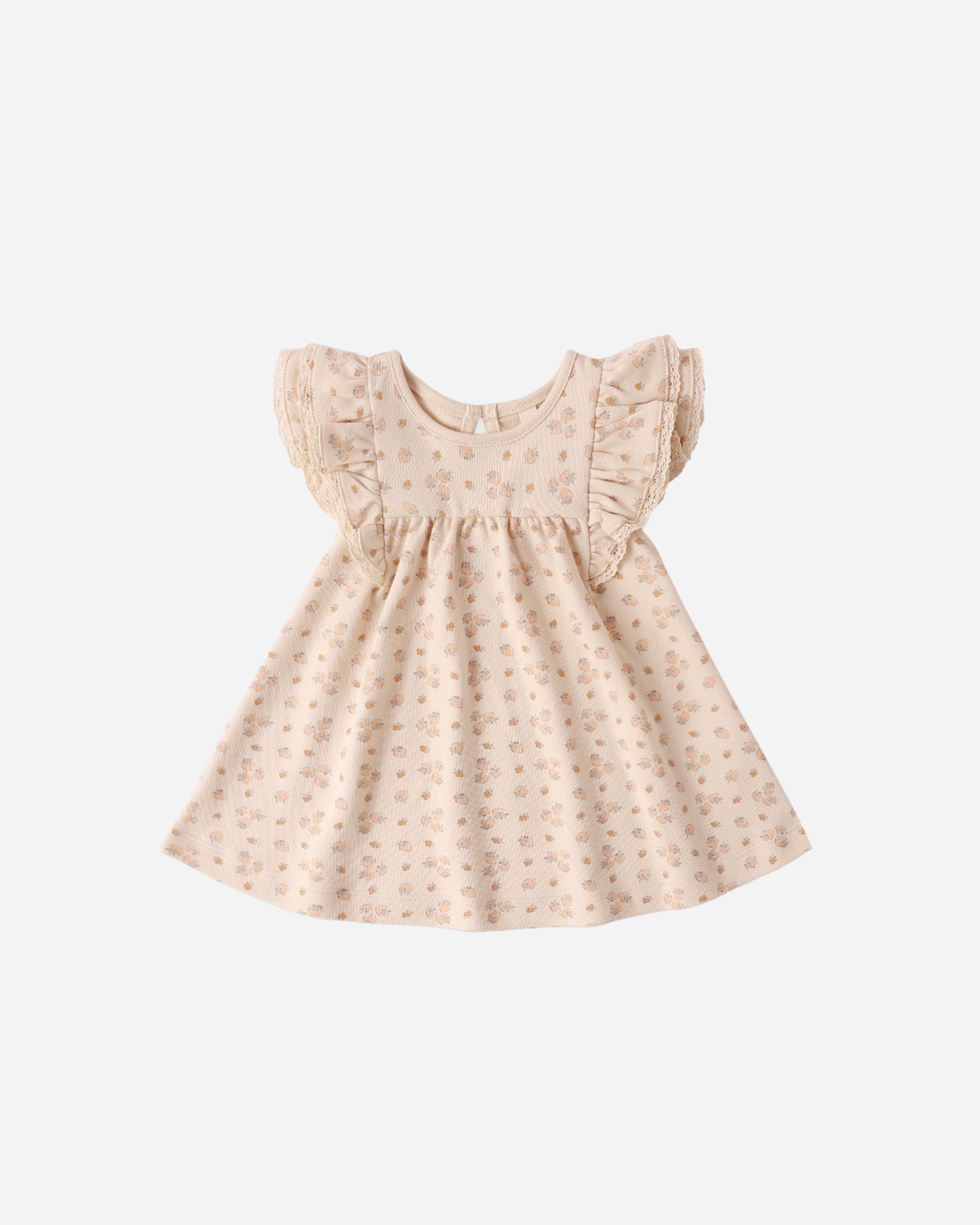Flutter Dress Strawberries - Rylee + Cru | Kids Clothes | Trendy Baby Clothes | Modern Infant Outfits |