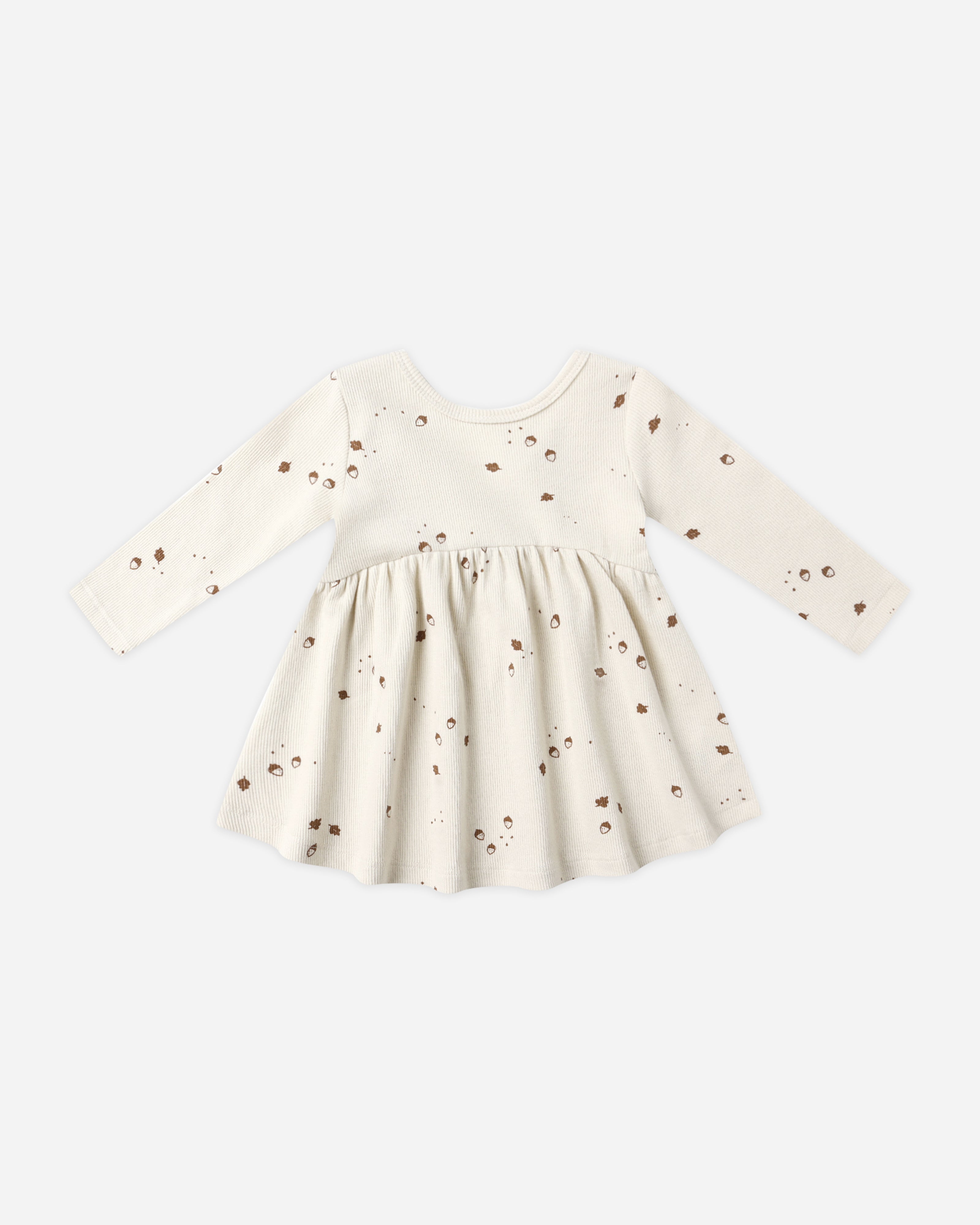 Ribbed Long Sleeve Dress || Acorns