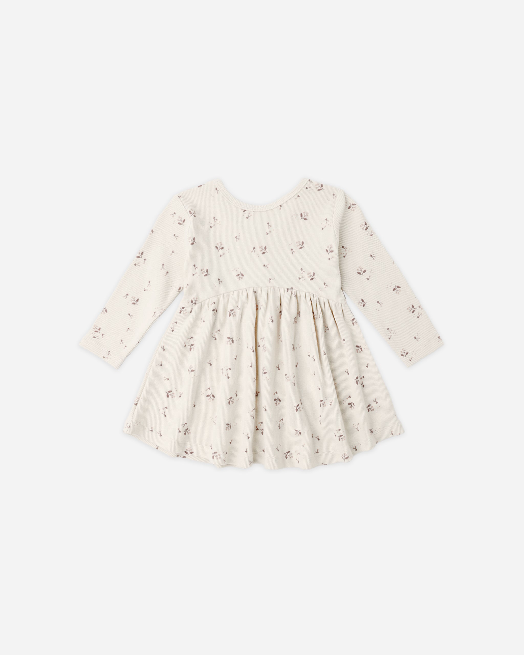 Ribbed Long Sleeve Dress Fall Ditsy - Rylee + Cru | Kids Clothes | Trendy Baby Clothes | Modern Infant Outfits |