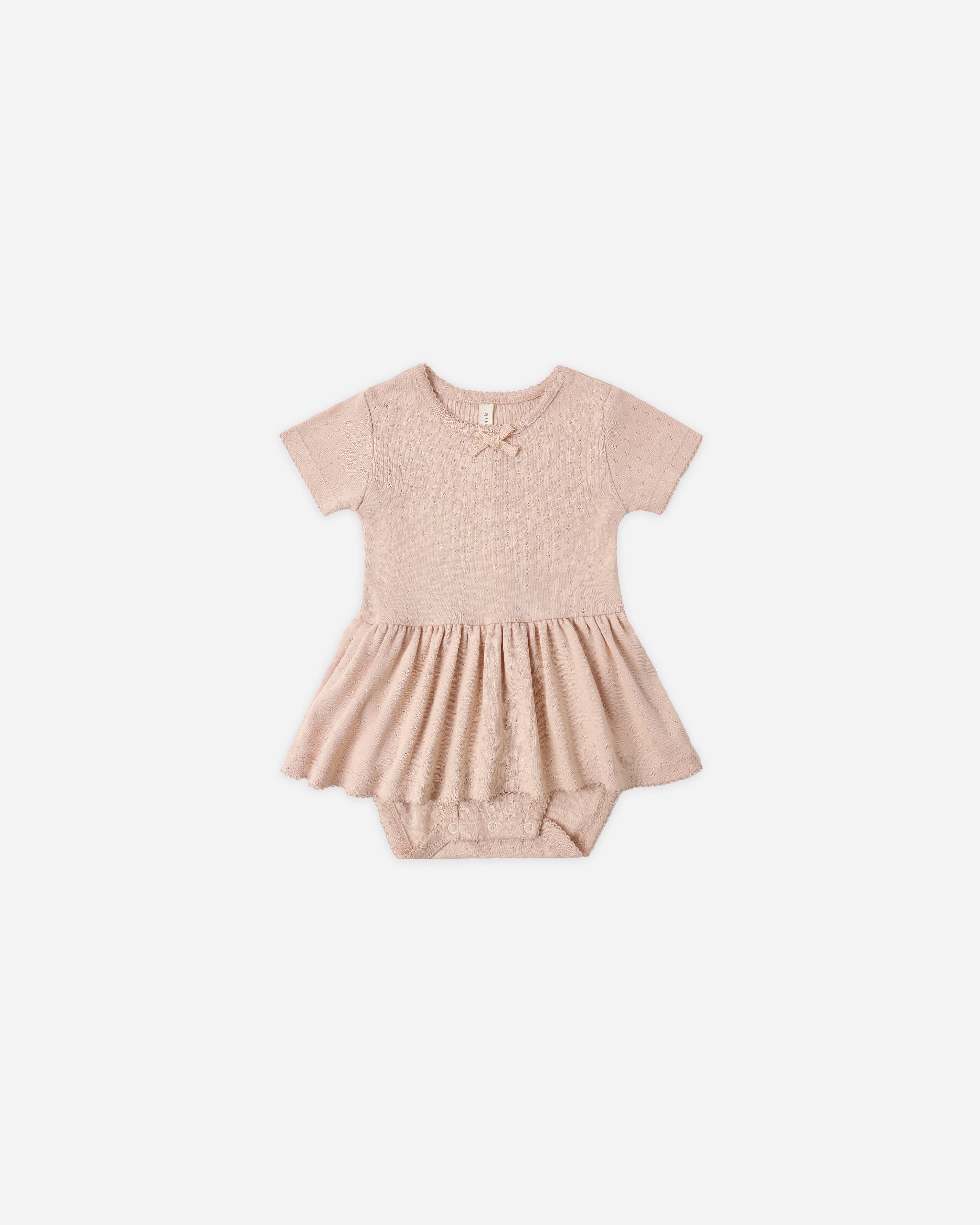 Pointelle Skirted Bodysuit Melon - Rylee + Cru | Kids Clothes | Trendy Baby Clothes | Modern Infant Outfits |