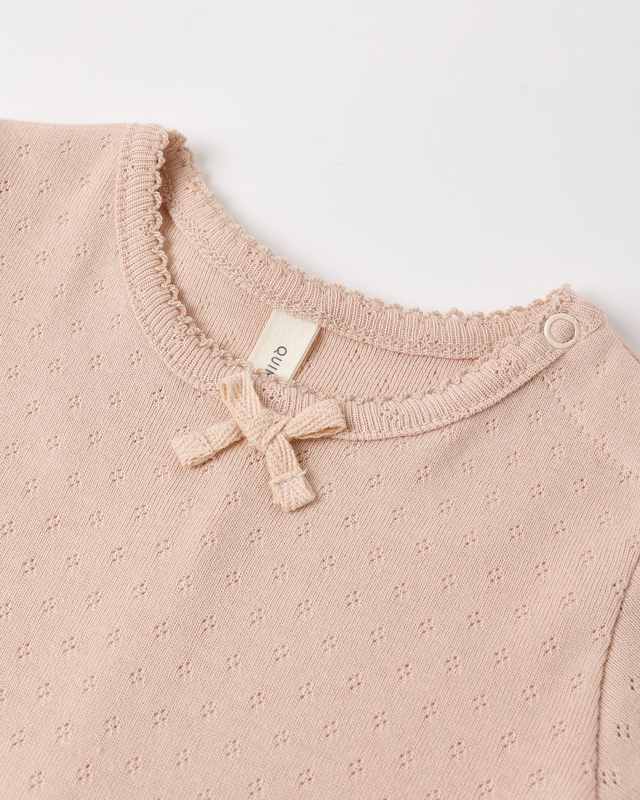 Pointelle Skirted Bodysuit Melon - Rylee + Cru | Kids Clothes | Trendy Baby Clothes | Modern Infant Outfits |