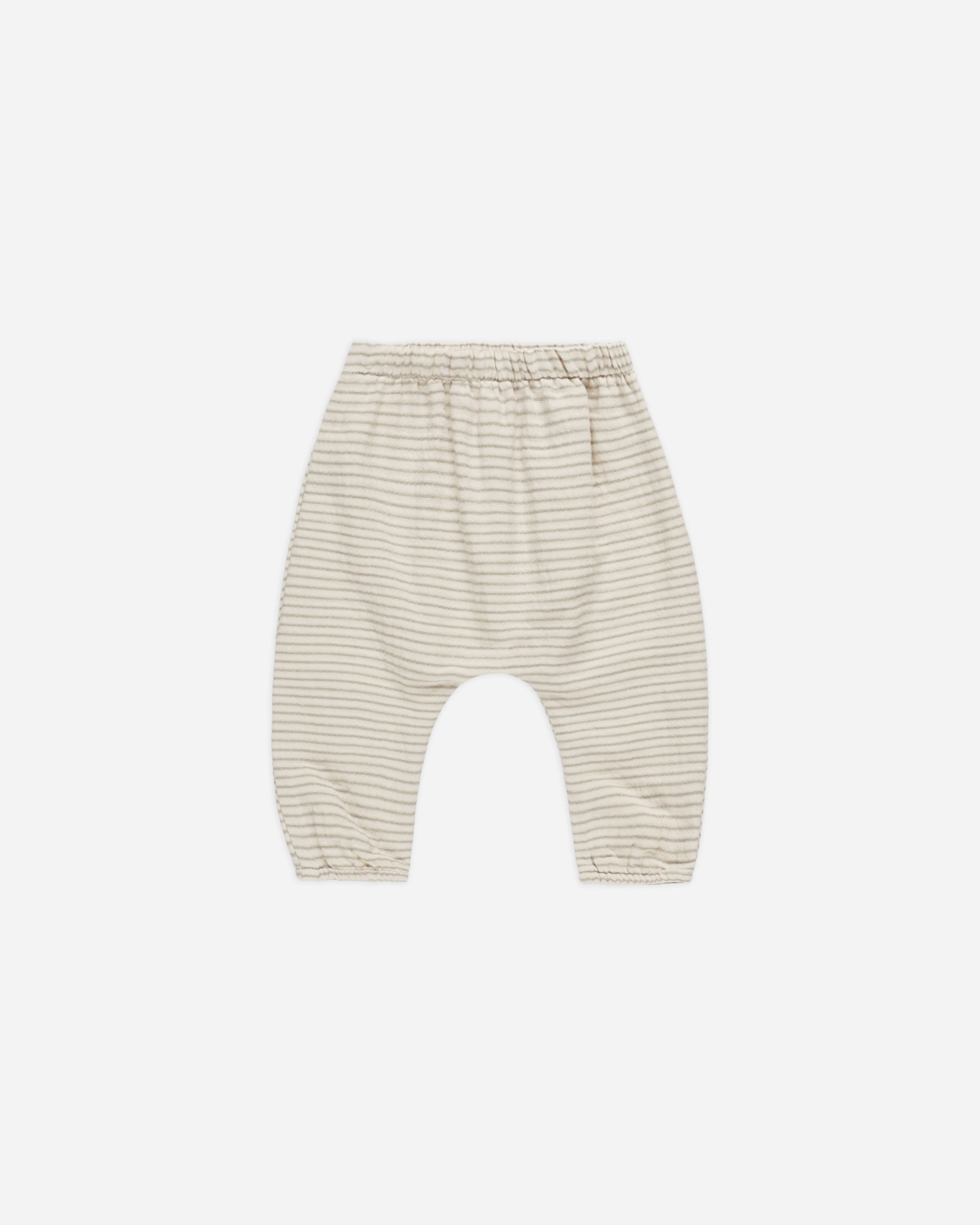 Woven Pant || Basil Stripe