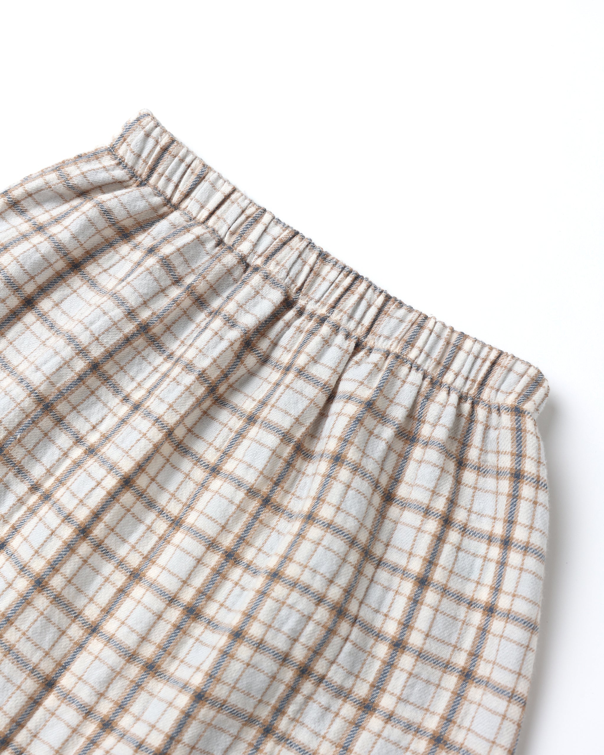 Woven Pant || Blue Plaid
