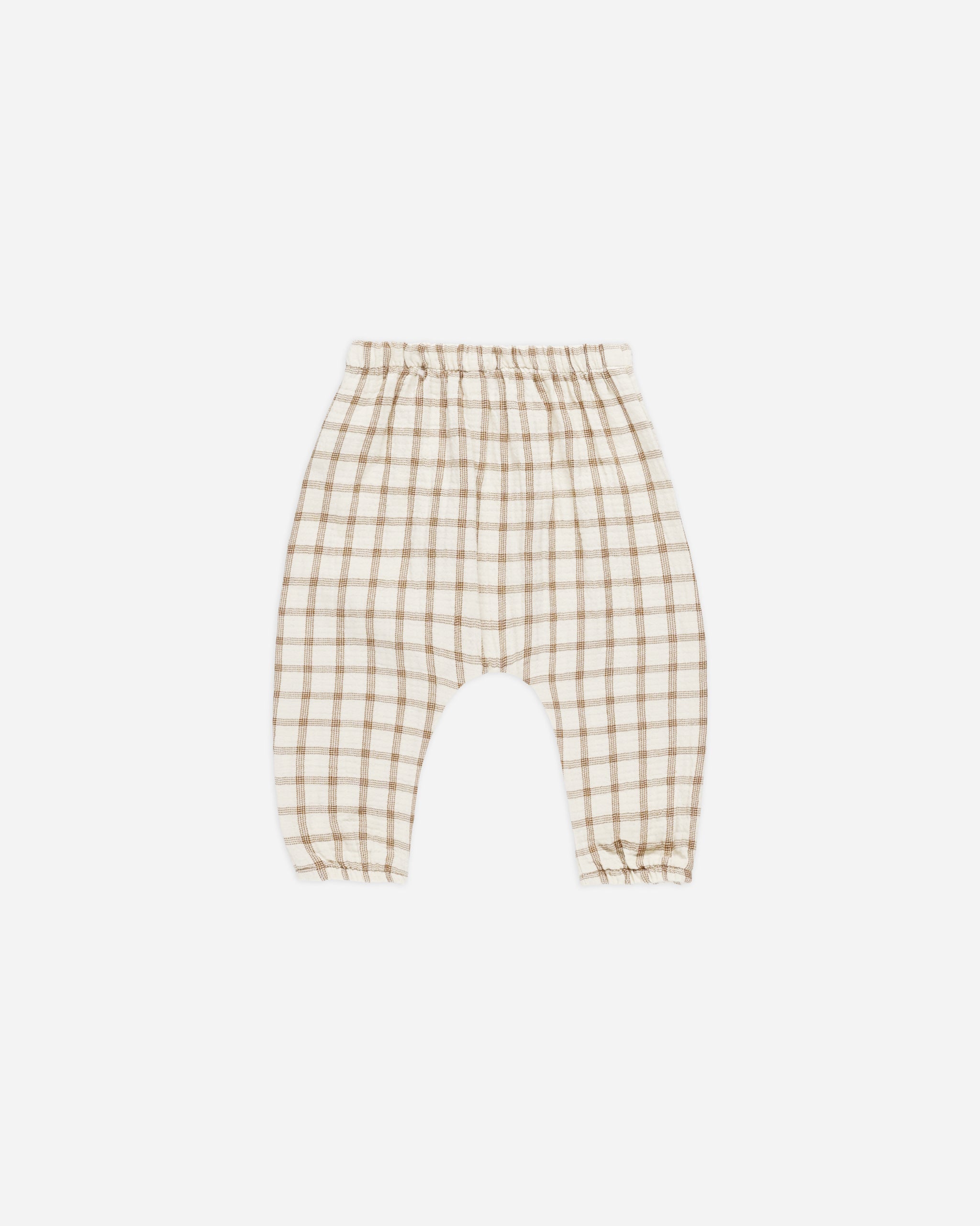 Woven Pant || Cinnamon Plaid