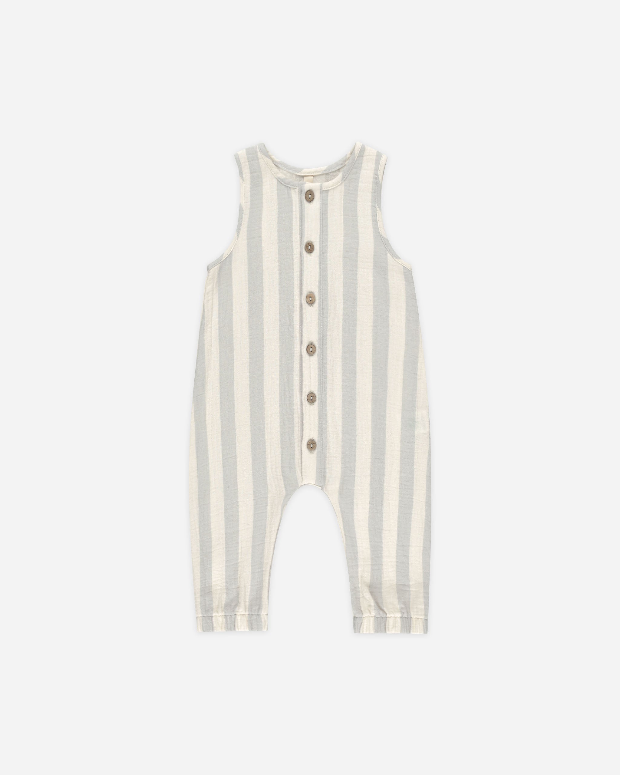 Woven Jumpsuit || Sky Stripe