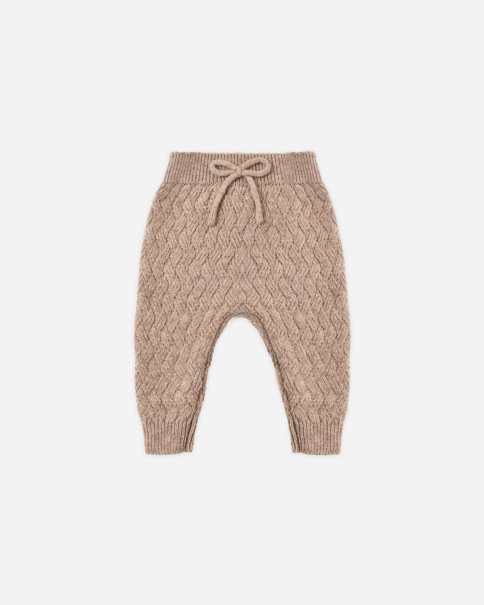 Knit Pant Heathered Almond - Rylee + Cru | Kids Clothes | Trendy Baby Clothes | Modern Infant Outfits |
