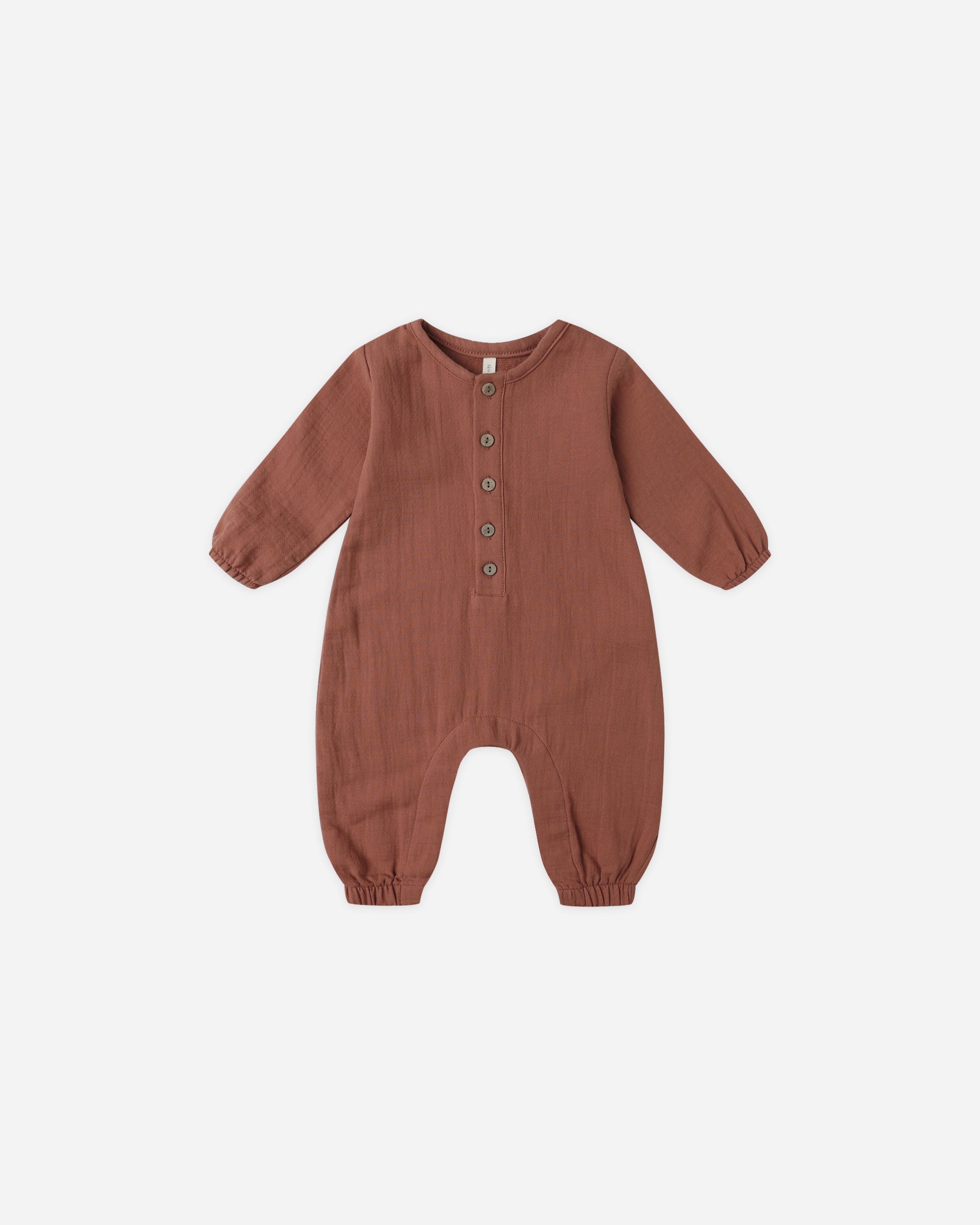 Woven Jumpsuit || Cranberry