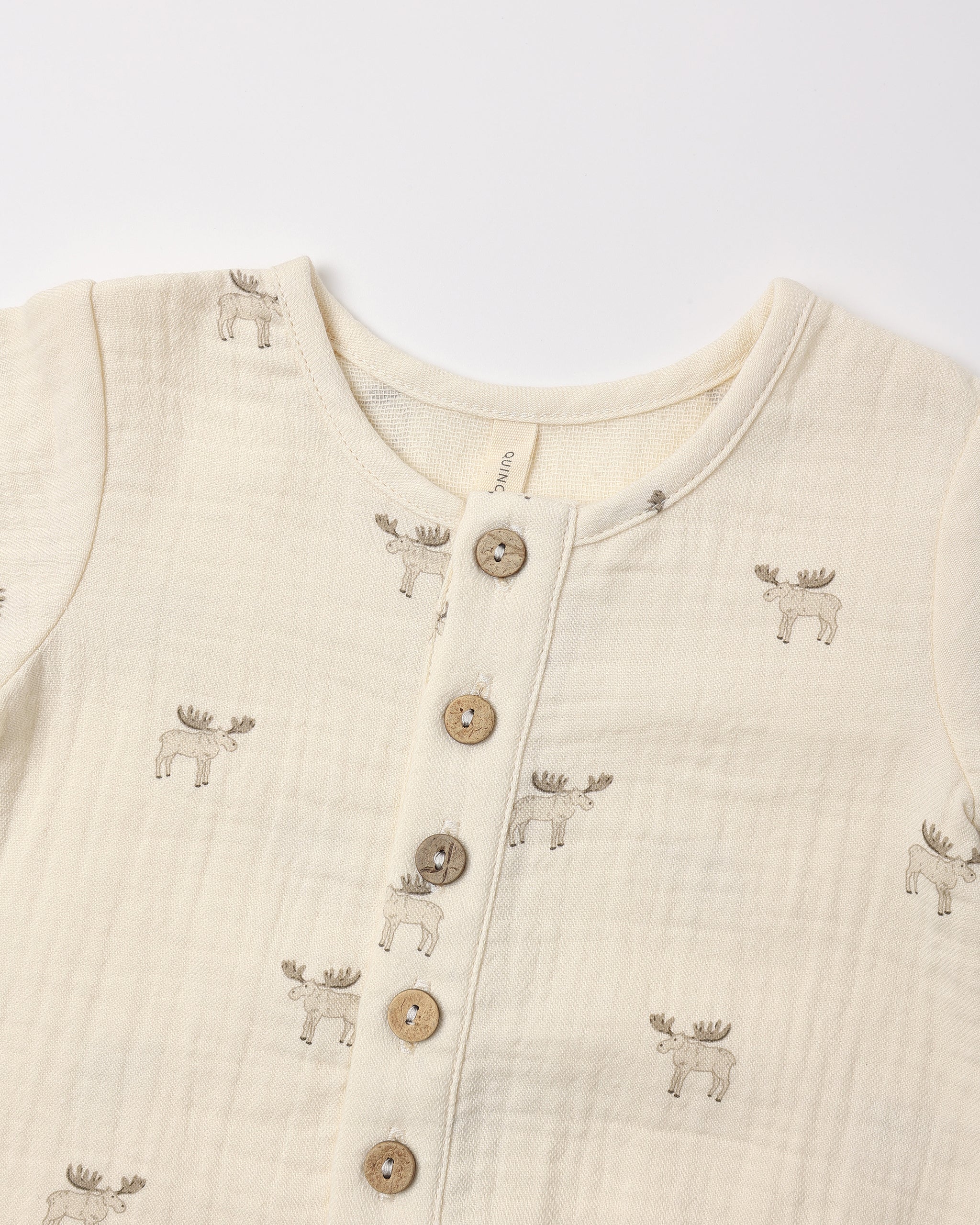 Woven Jumpsuit Moose - Rylee + Cru | Kids Clothes | Trendy Baby Clothes | Modern Infant Outfits |