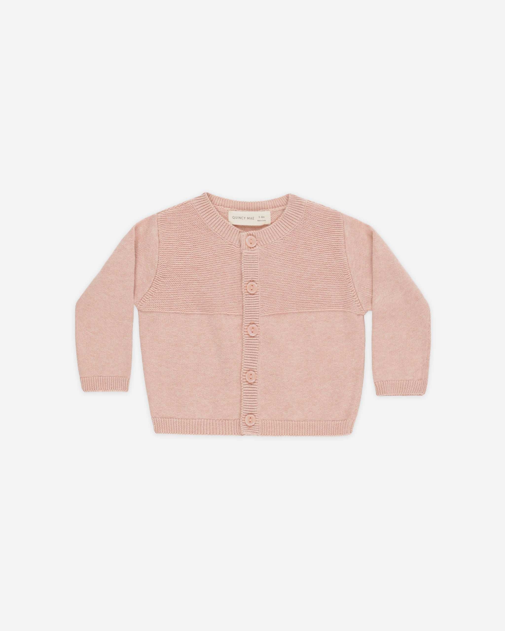 Knit Cardigan || Heathered Rose - Rylee + Cru | Kids Clothes | Trendy Baby Clothes | Modern Infant Outfits |