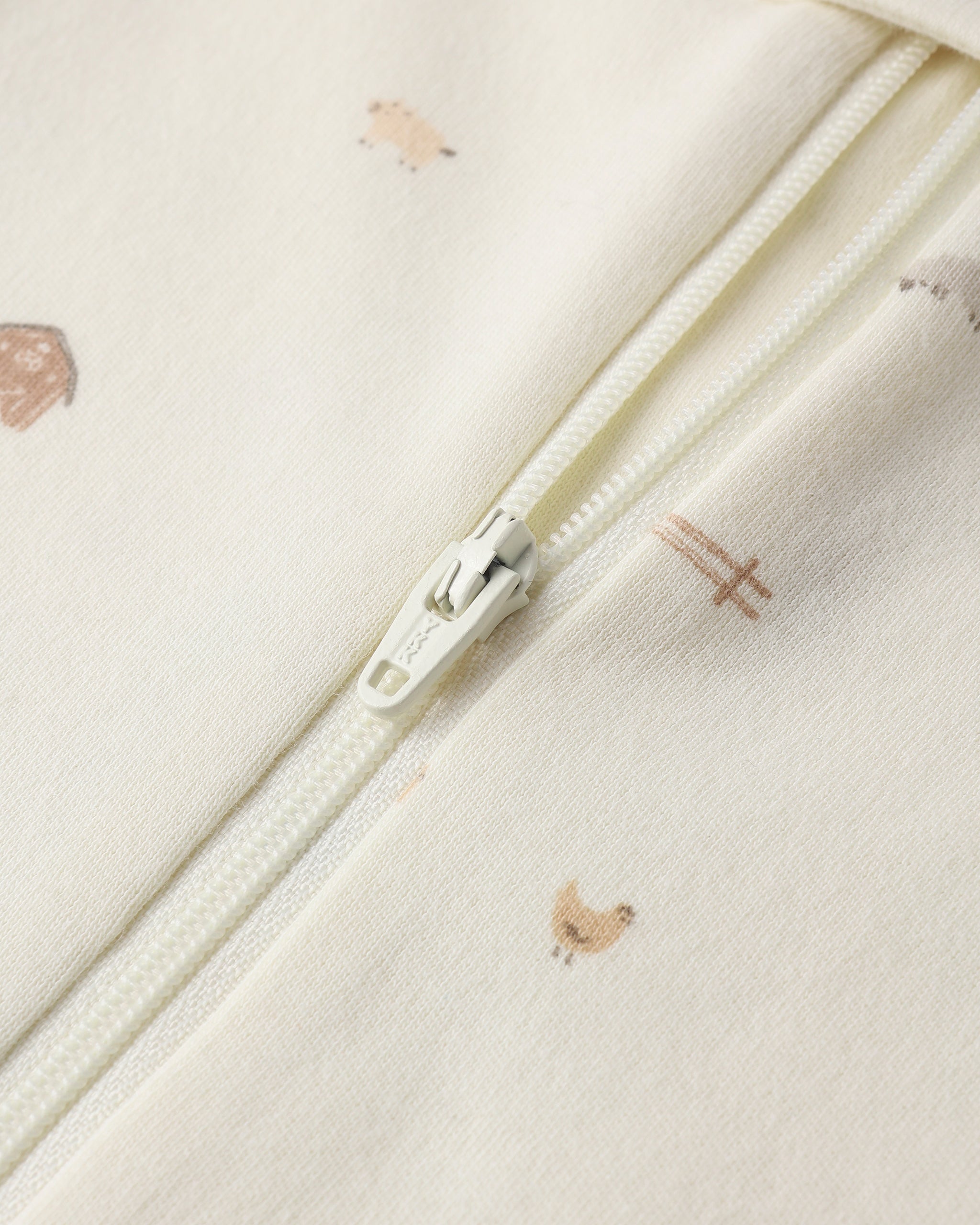 Zip Longsleeve Sleeper Farm - Rylee + Cru | Kids Clothes | Trendy Baby Clothes | Modern Infant Outfits |