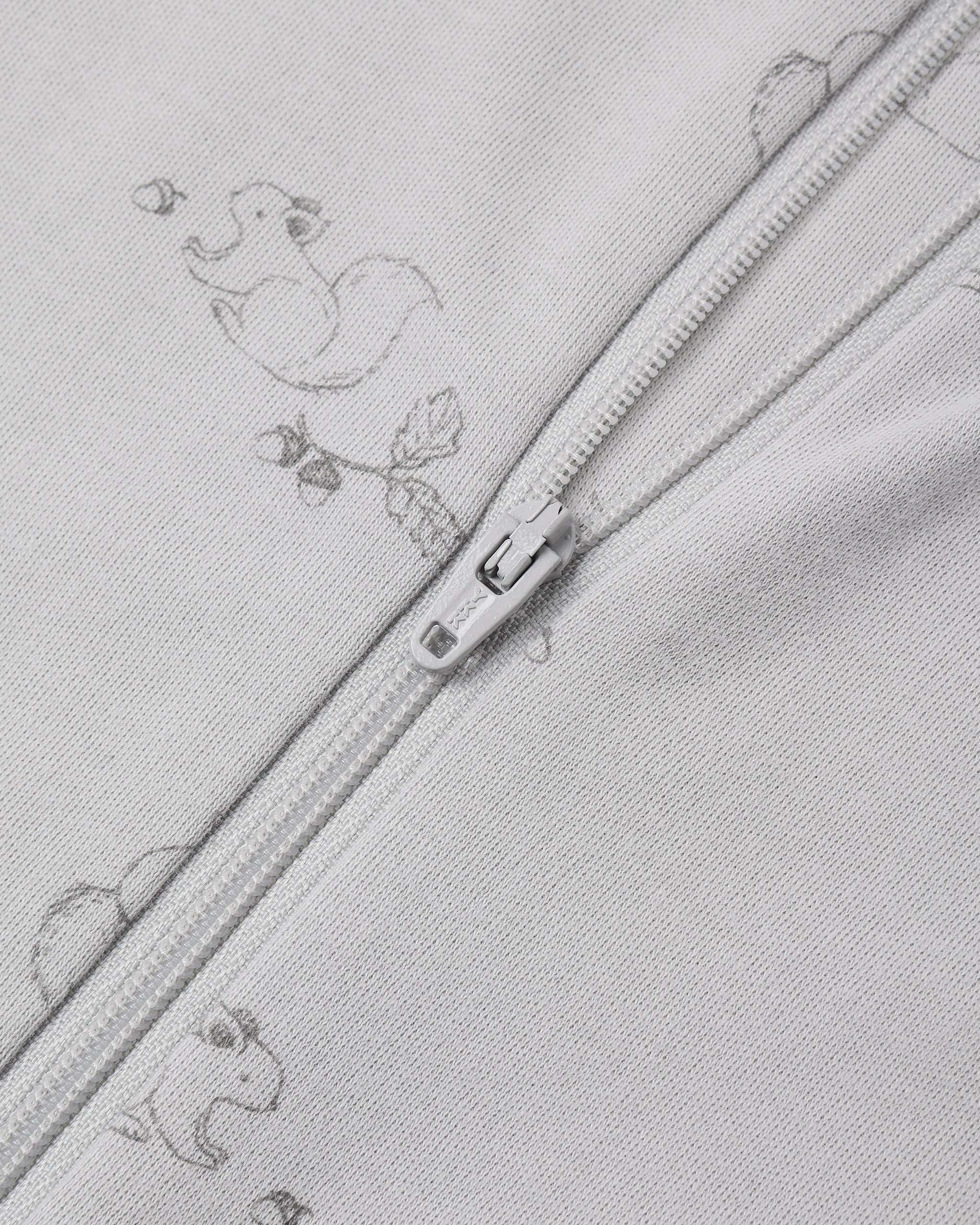Zip Long Sleeve Sleeper Squirrel