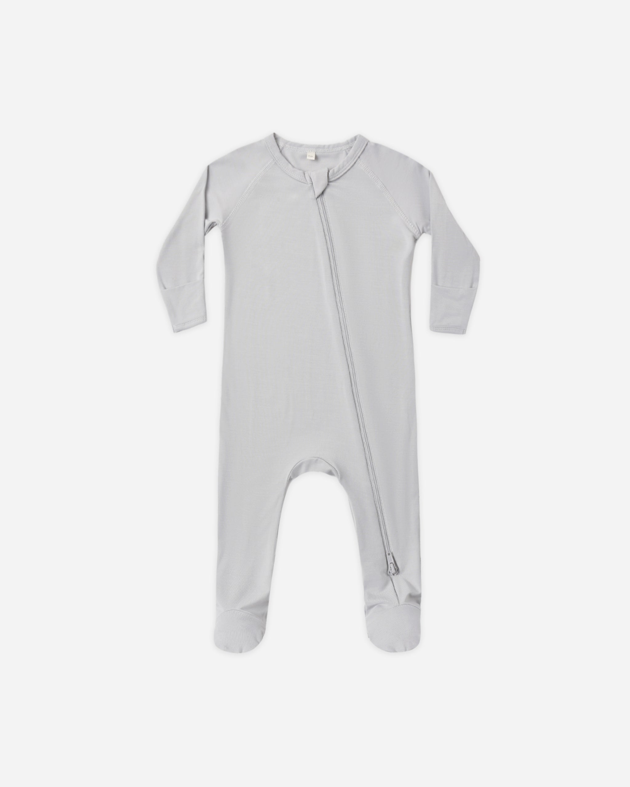 Bamboo Zip Footie Cloud - Rylee + Cru | Kids Clothes | Trendy Baby Clothes | Modern Infant Outfits |