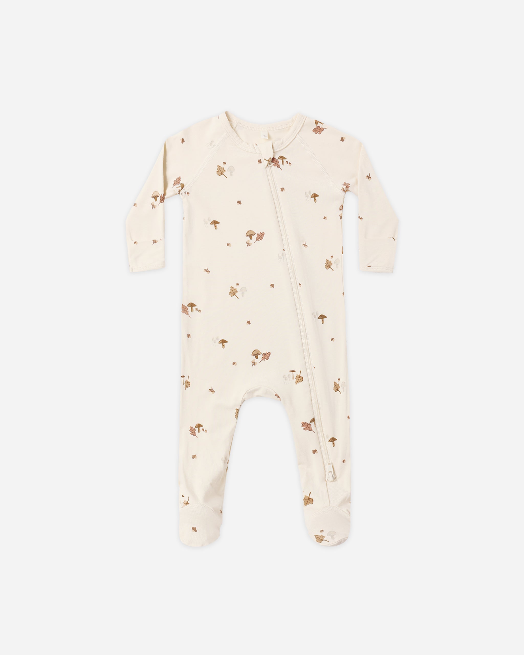 Bamboo Zip Footie Woodland - Rylee + Cru | Kids Clothes | Trendy Baby Clothes | Modern Infant Outfits |