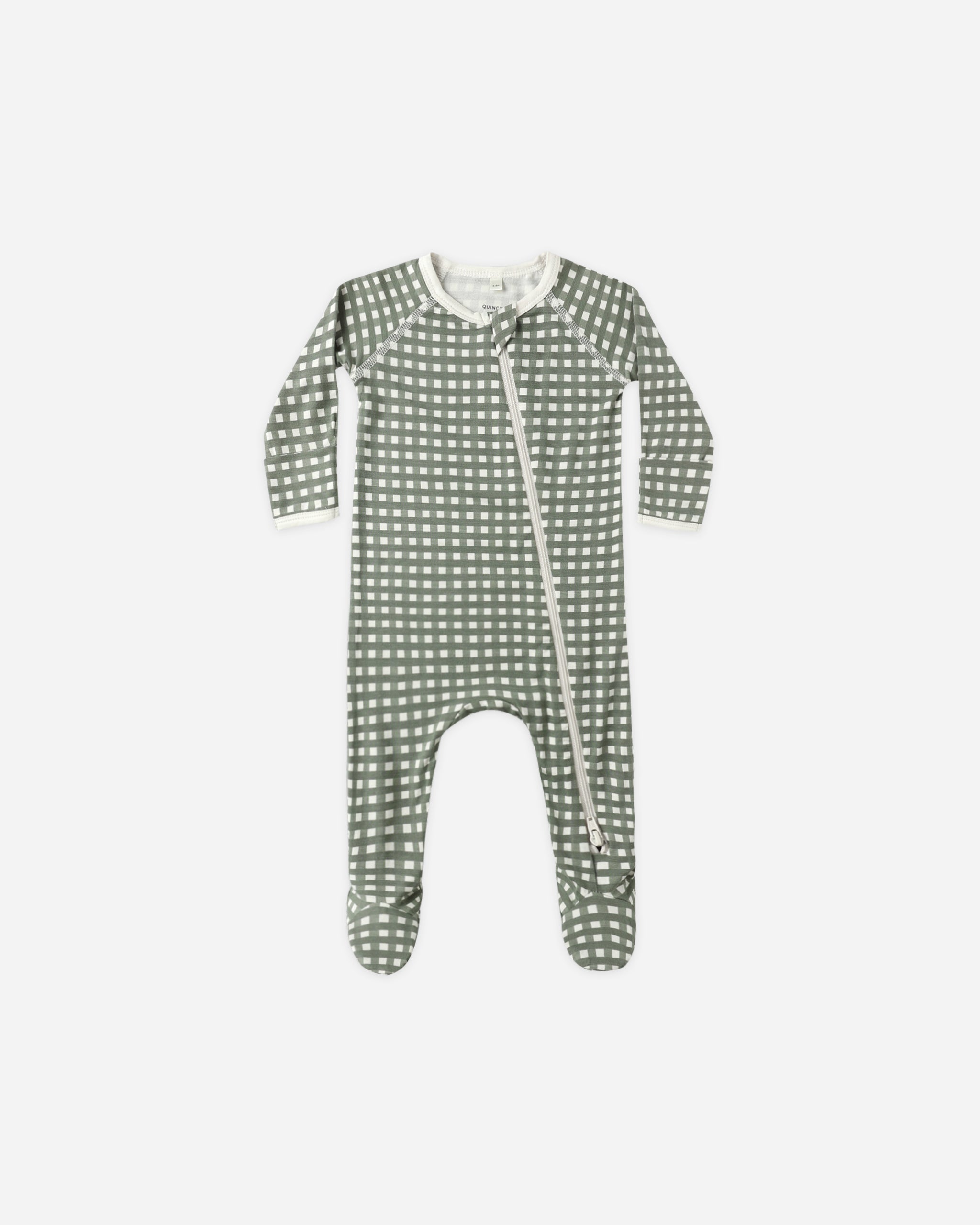 Bamboo Zip Footie || Forest Check