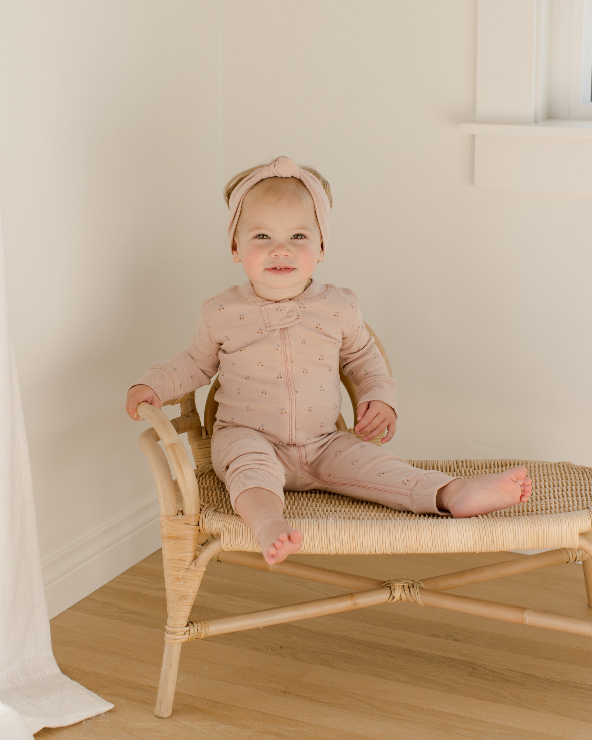 Knotted Headband || Blush - Rylee + Cru | Kids Clothes | Trendy Baby Clothes | Modern Infant Outfits |