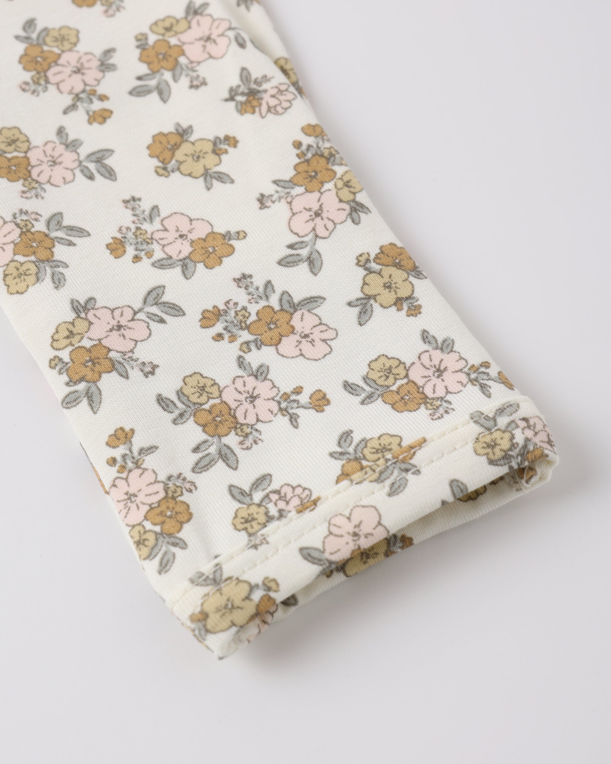 Bamboo Zip Footie Wildflower - Rylee + Cru | Kids Clothes | Trendy Baby Clothes | Modern Infant Outfits |
