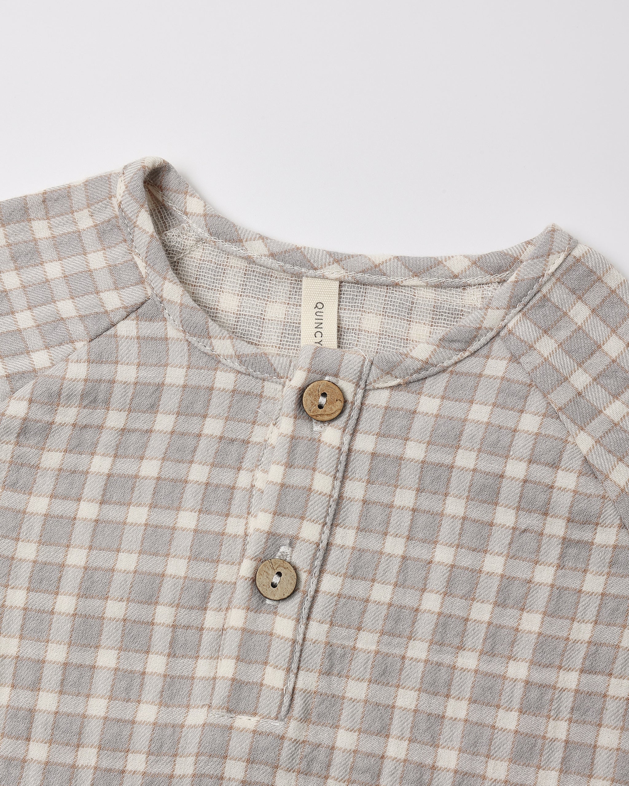 Zion Shirt Blue Gingham - Rylee + Cru | Kids Clothes | Trendy Baby Clothes | Modern Infant Outfits |
