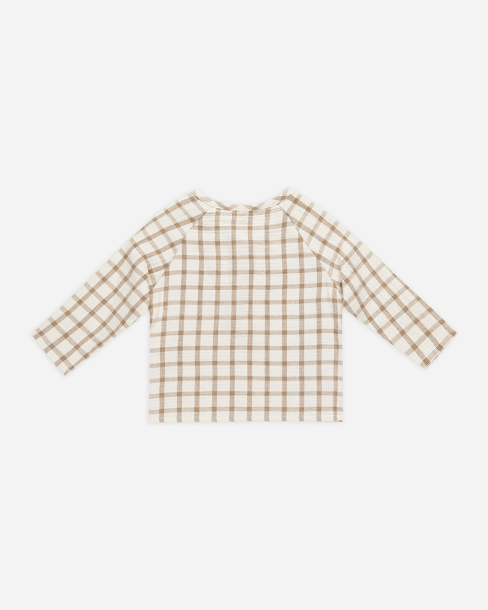 Zion Shirt || Cinnamon Plaid