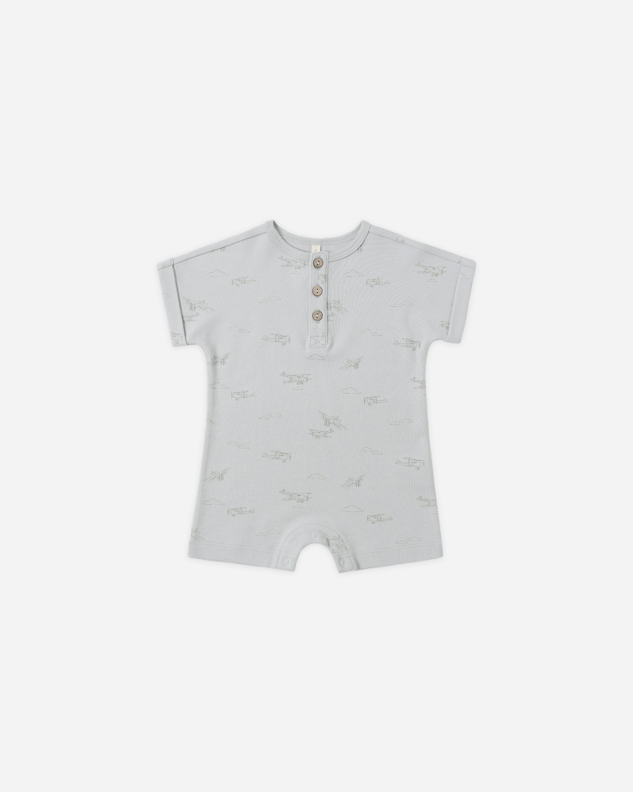 Short Sleeve One-Piece Airplanes - Rylee + Cru | Kids Clothes | Trendy Baby Clothes | Modern Infant Outfits |