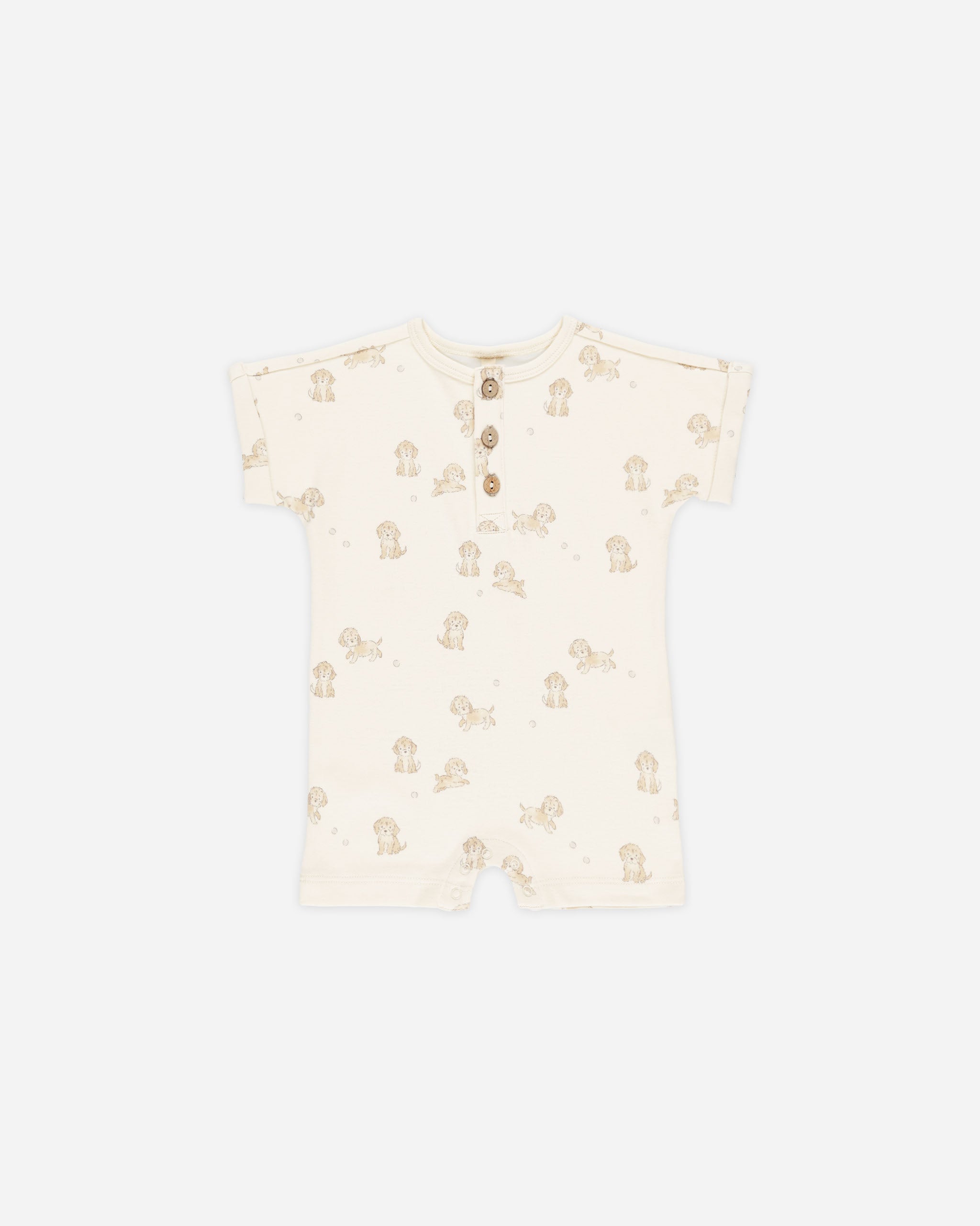 Short Sleeve One-Piece || Puppies