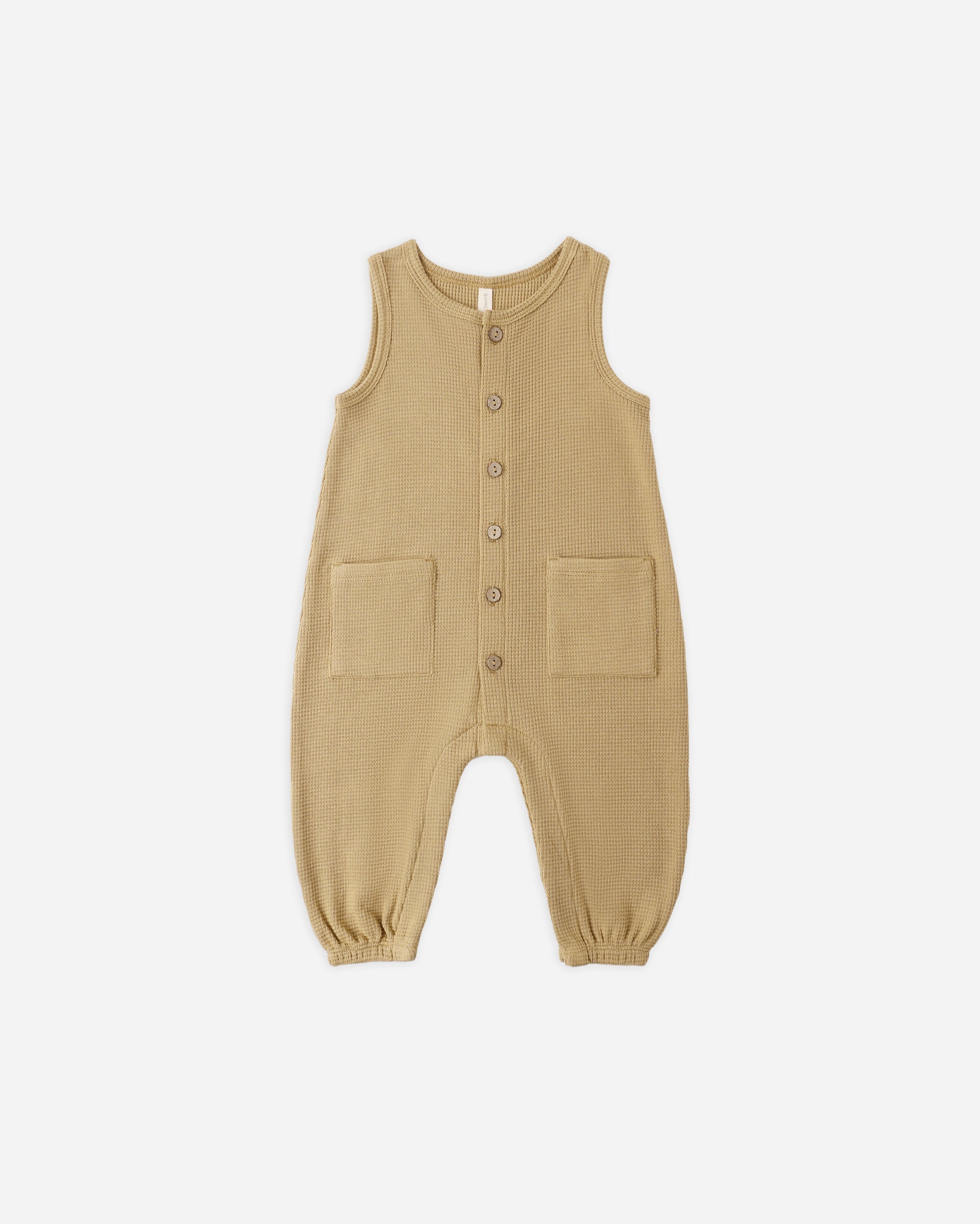 Waffle Jumpsuit Honey - Rylee + Cru | Kids Clothes | Trendy Baby Clothes | Modern Infant Outfits |