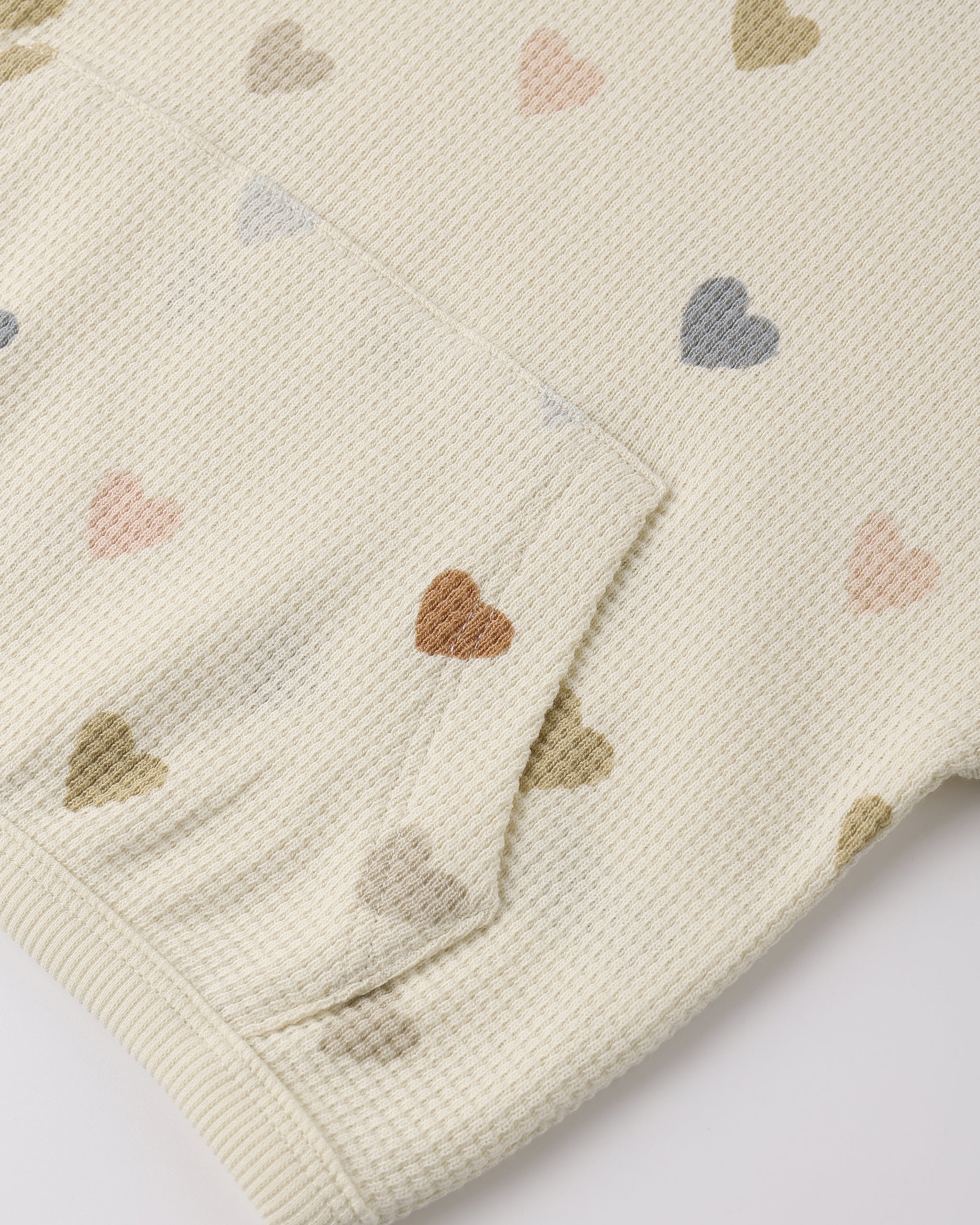 Waffle Sweater Set Confetti Hearts - Rylee + Cru | Kids Clothes | Trendy Baby Clothes | Modern Infant Outfits |