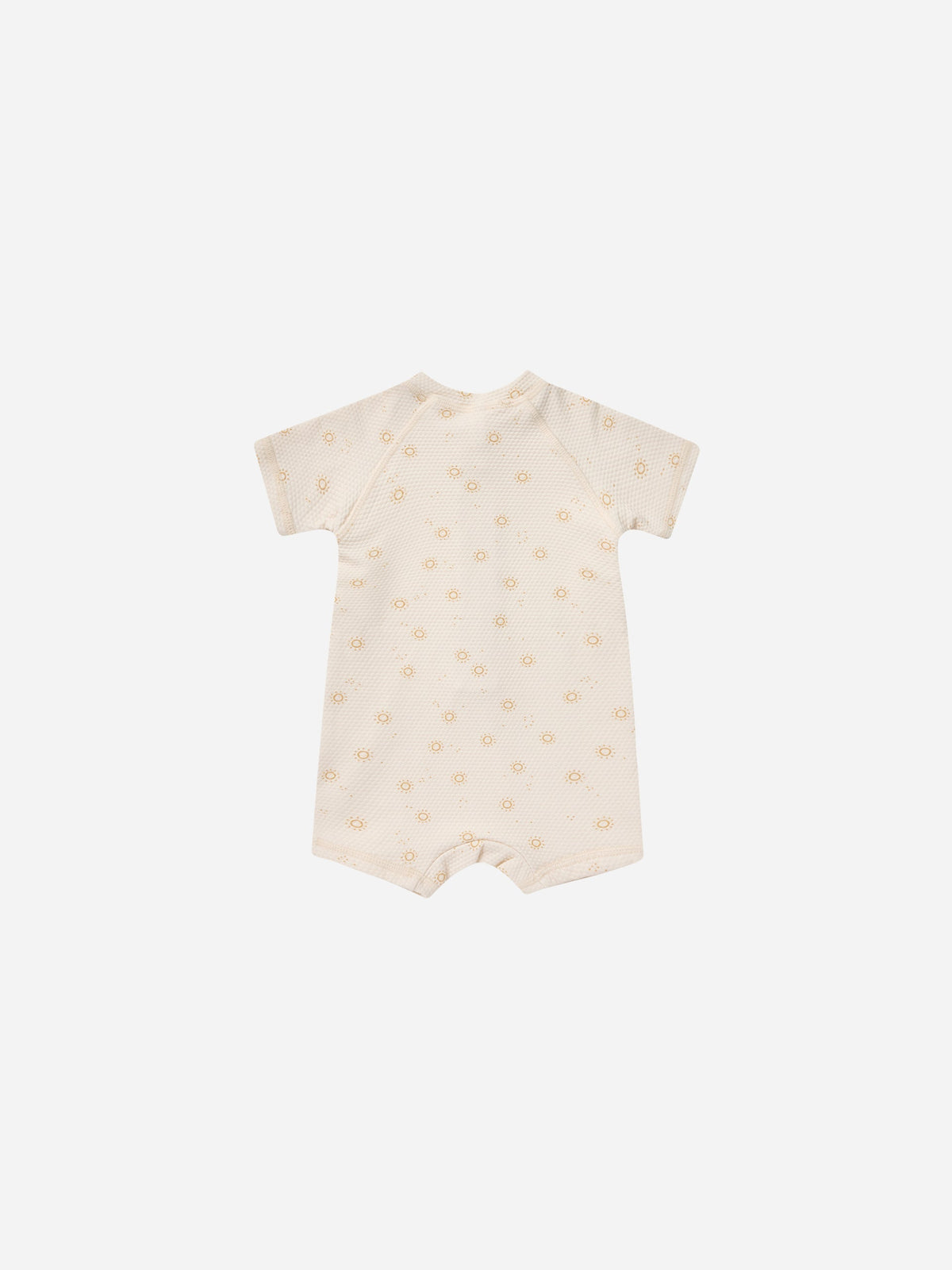 Quincy Mae Zip Rashguard One-Piece in Retro Poppy Stripe main image 0