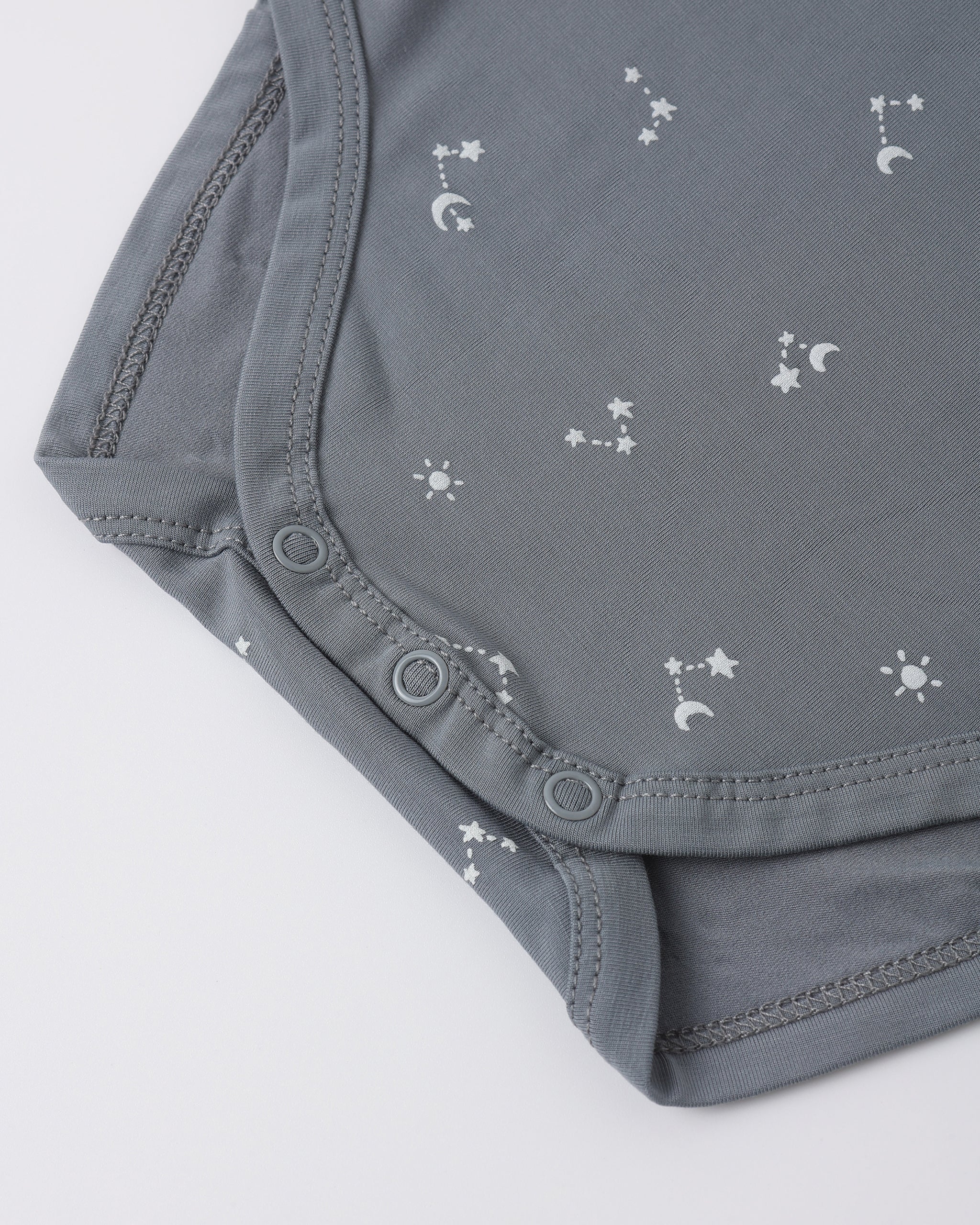 Bamboo Short Sleeve Bodysuit Starlight - Rylee + Cru | Kids Clothes | Trendy Baby Clothes | Modern Infant Outfits |