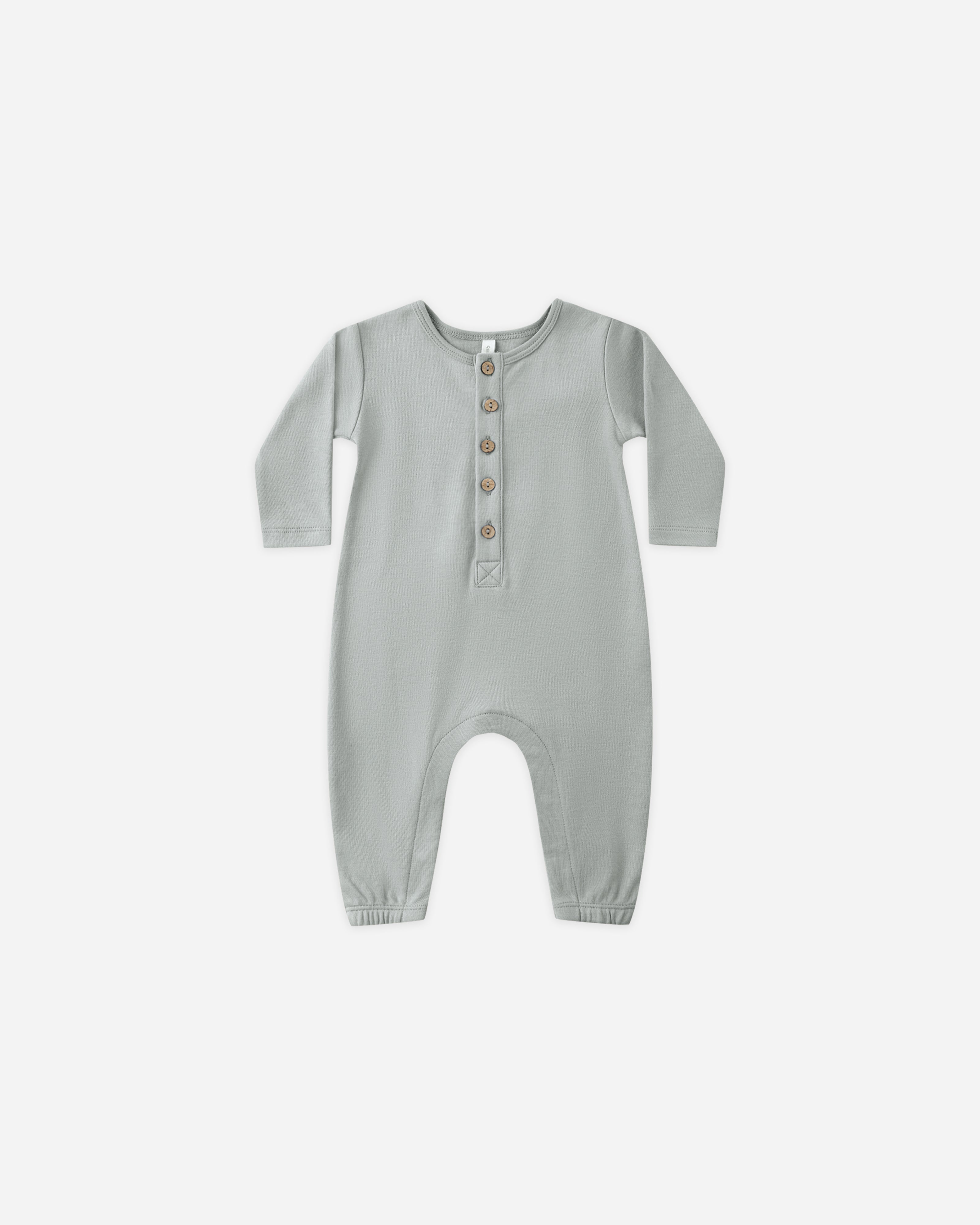 Long Sleeve Jumpsuit || Steel Blue