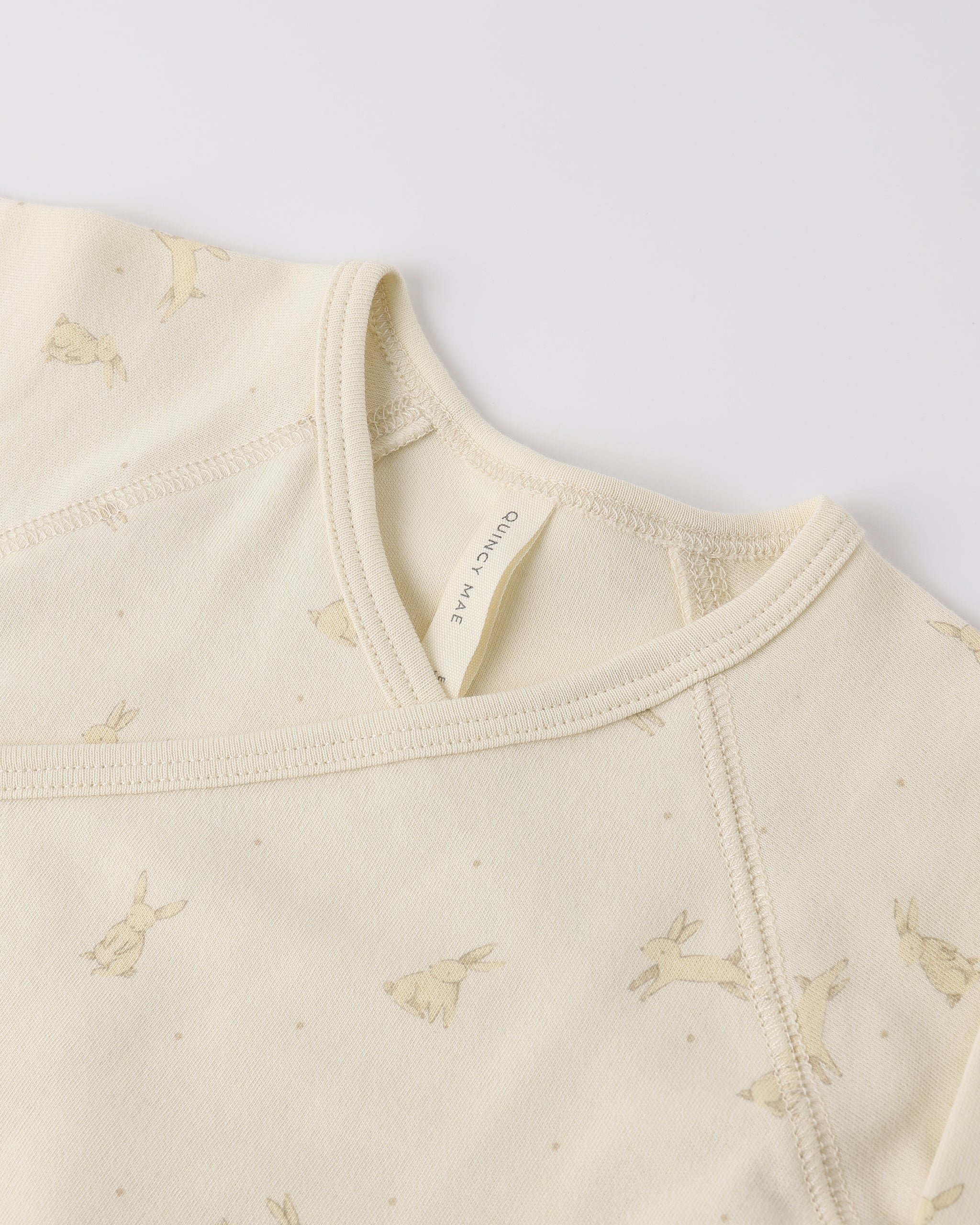 Wrap Top + Footed Pant Set Bunnies - Rylee + Cru | Kids Clothes | Trendy Baby Clothes | Modern Infant Outfits |