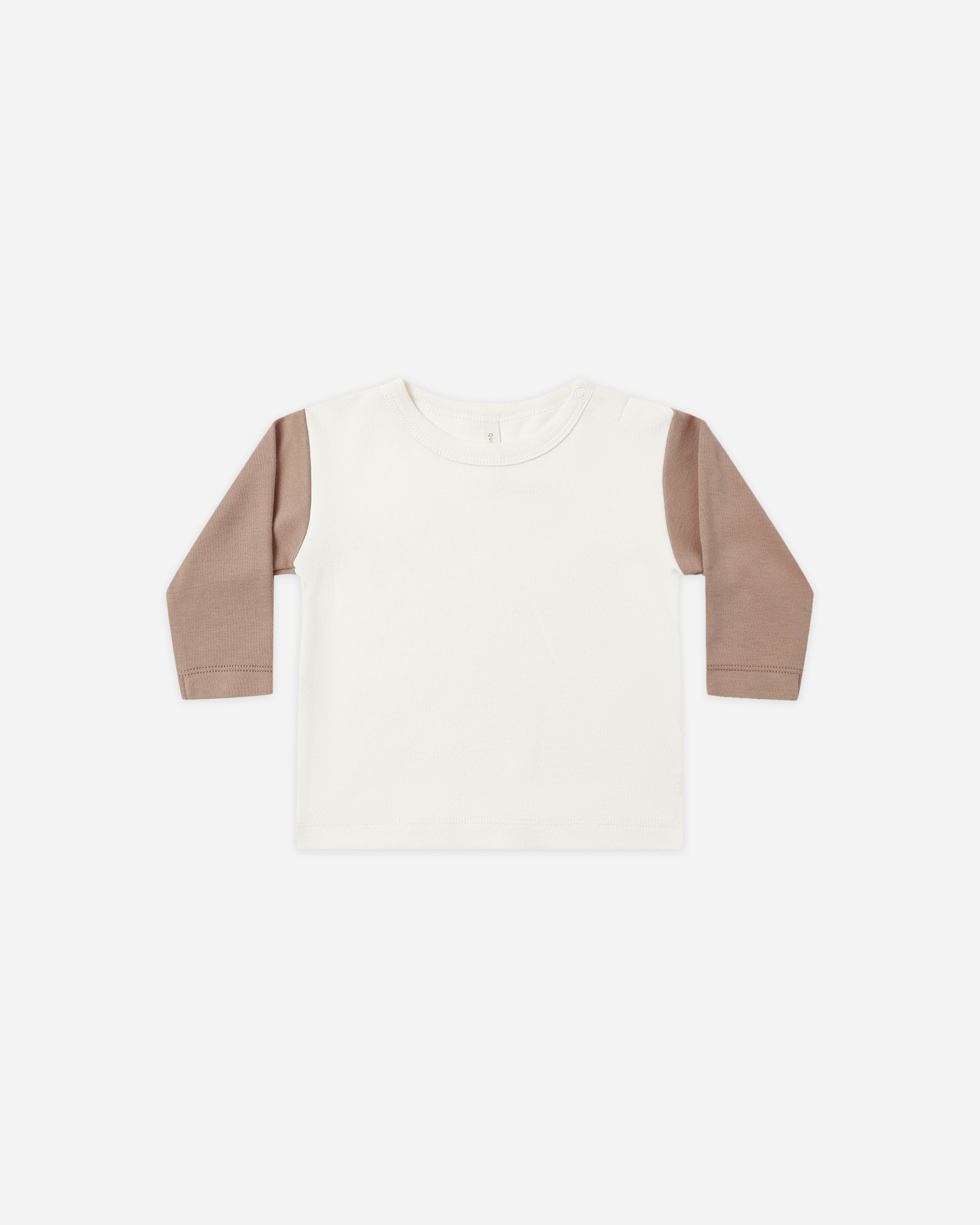 Long Sleeve Raglan Tee Almond - Rylee + Cru | Kids Clothes | Trendy Baby Clothes | Modern Infant Outfits |