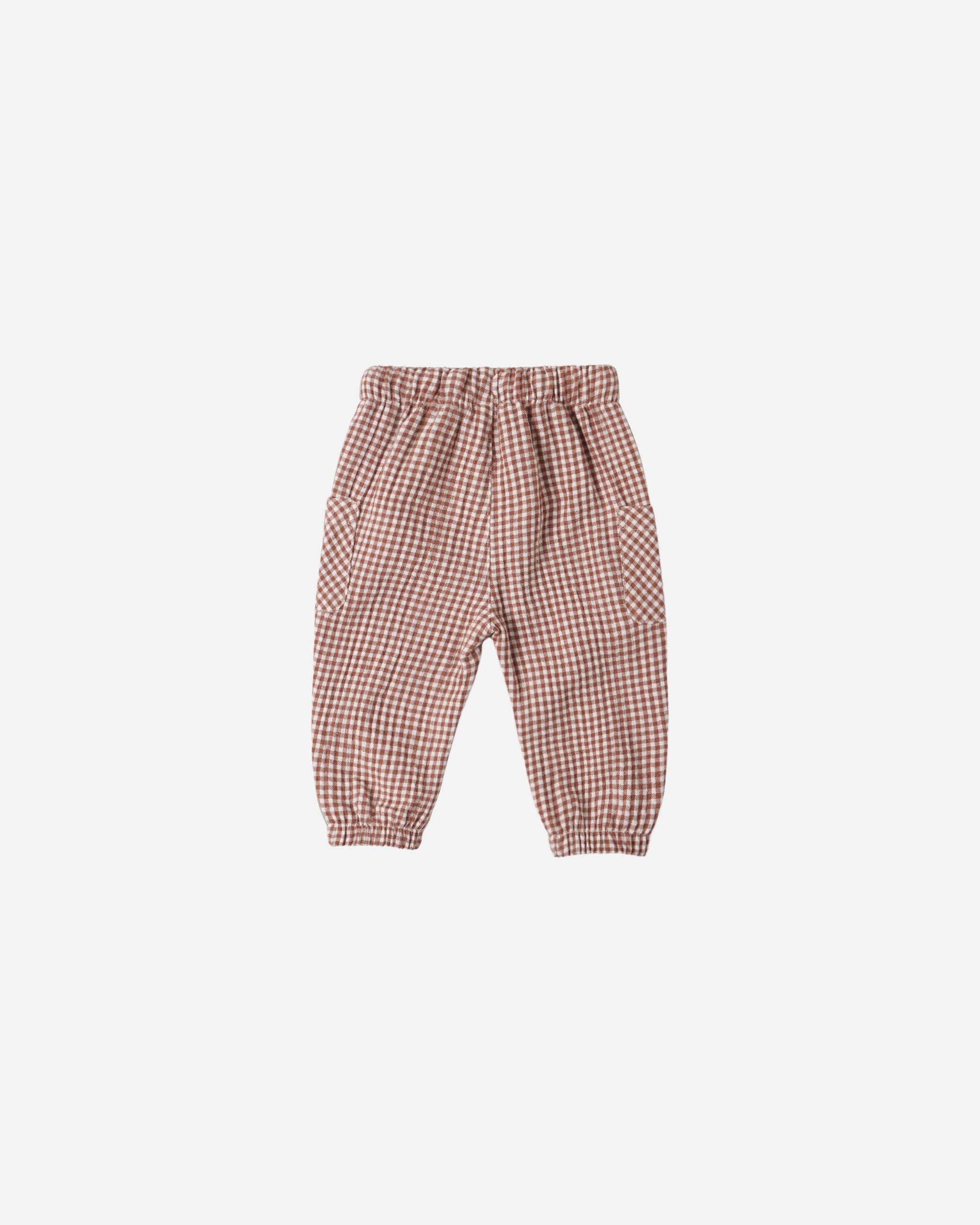 Luca Pant Red Gingham