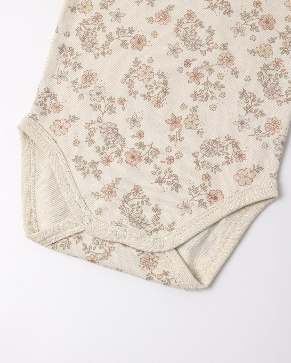 Jersey Bodysuit, 2 Pack Floral Vine, Dusty Rose - Rylee + Cru | Kids Clothes | Trendy Baby Clothes | Modern Infant Outfits |