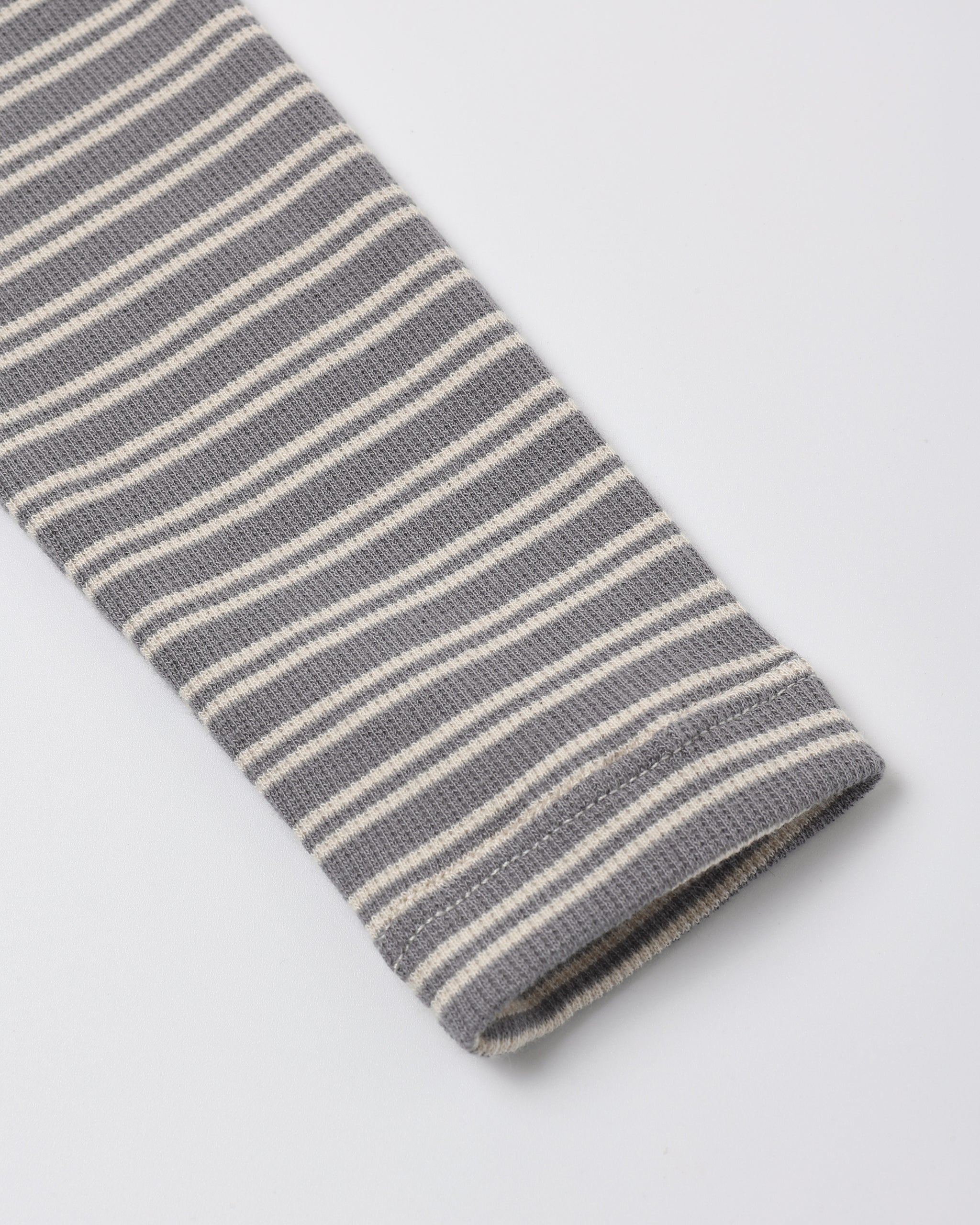 Ribbed Tee + Legging Set Slate Microstripe - Rylee + Cru | Kids Clothes | Trendy Baby Clothes | Modern Infant Outfits |