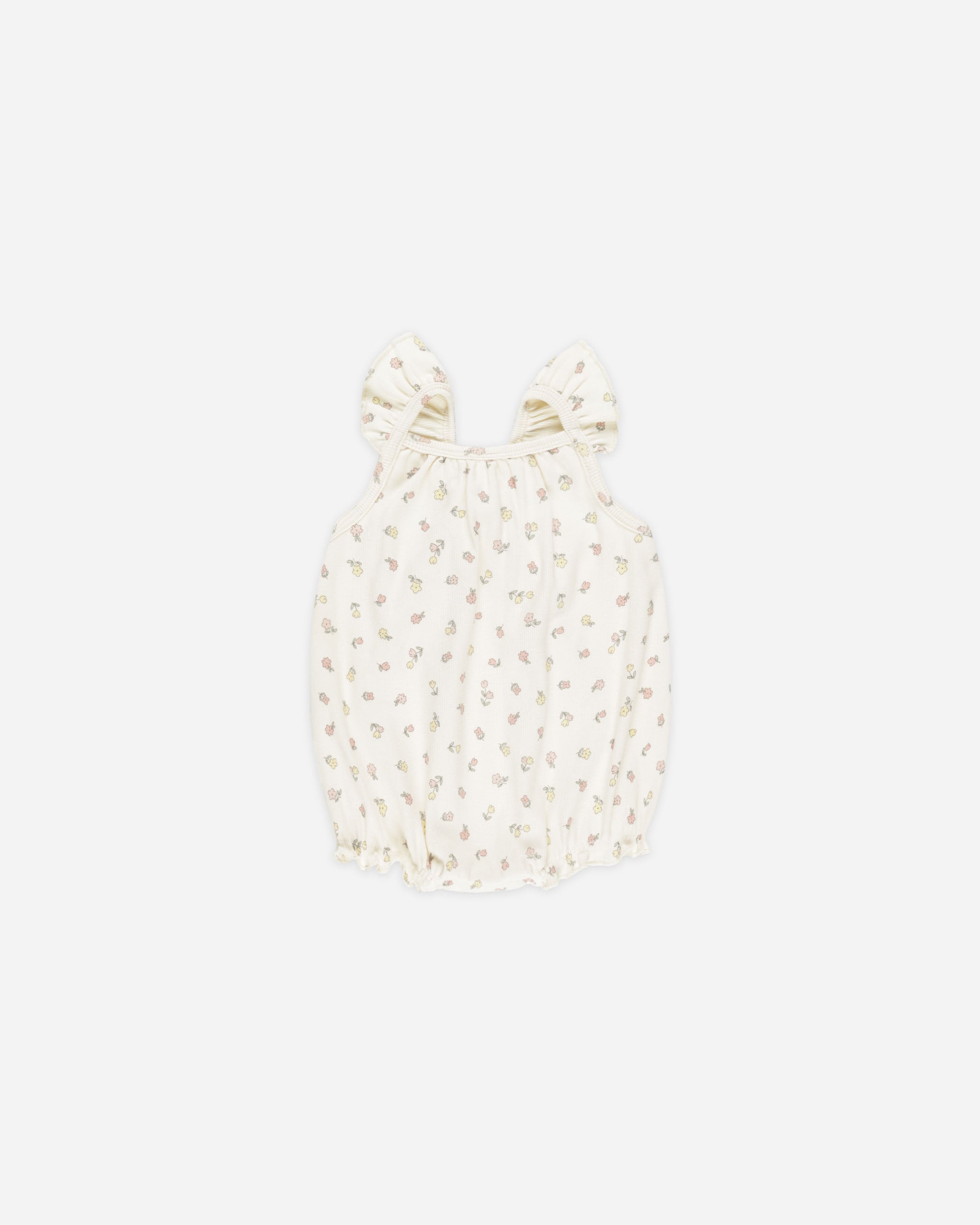 Ribbed Ruffle Romper || Fleur