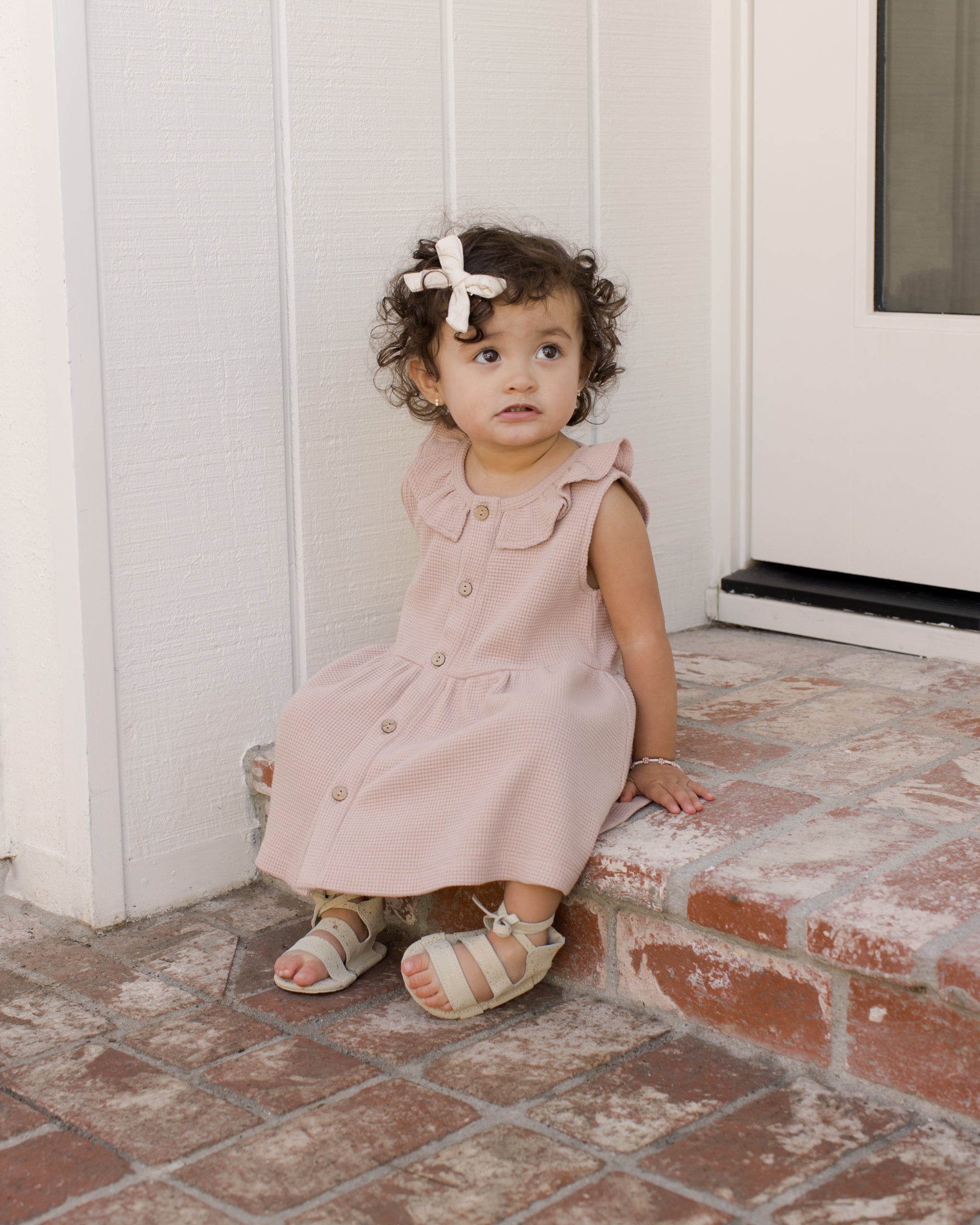 Rue Tank Dress || Blush - Rylee + Cru | Kids Clothes | Trendy Baby Clothes | Modern Infant Outfits |