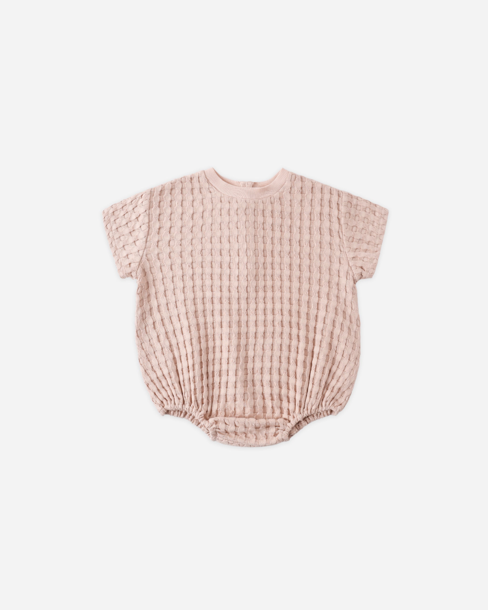 Relaxed Bubble Romper Blush - Rylee + Cru | Kids Clothes | Trendy Baby Clothes | Modern Infant Outfits |