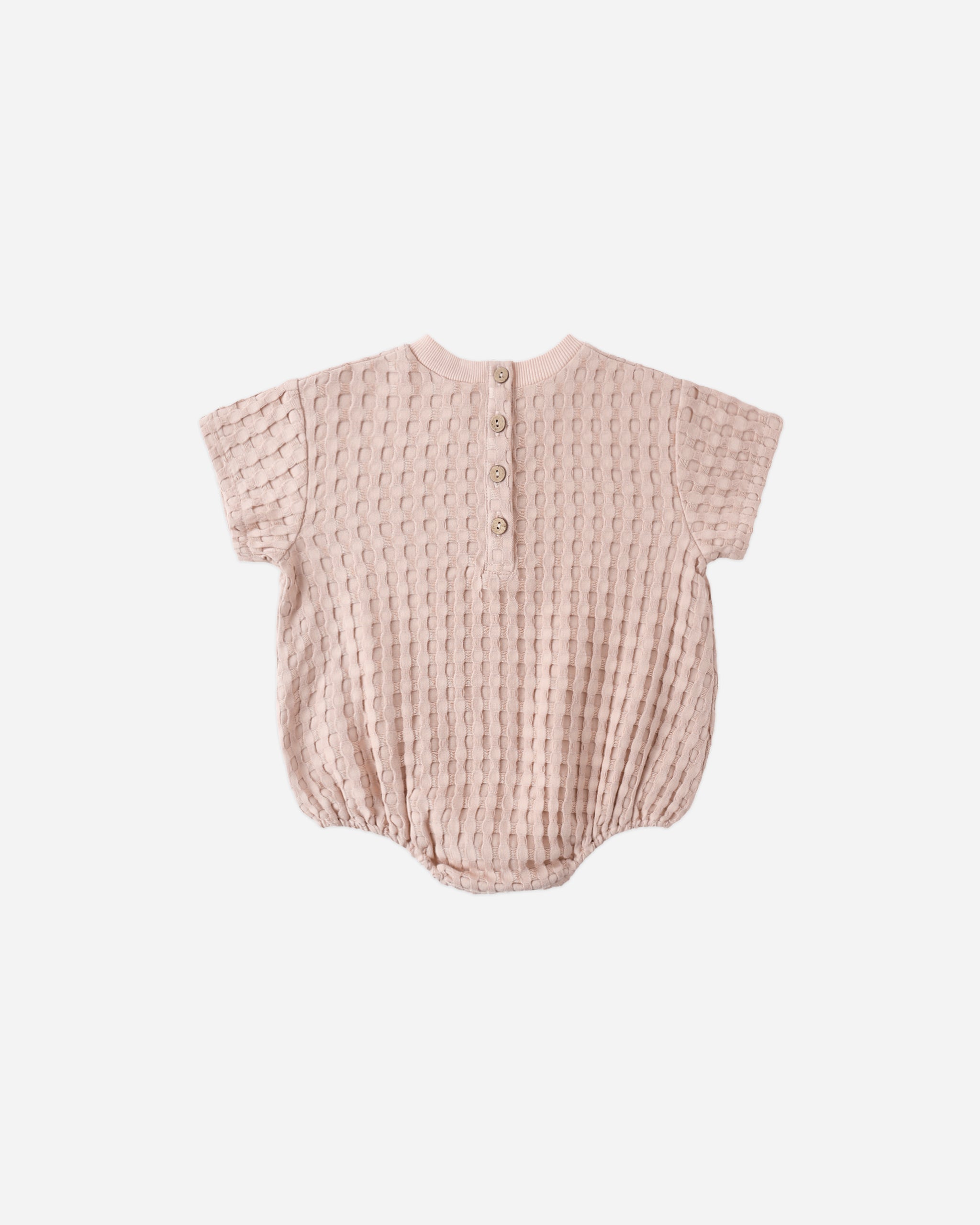 Relaxed Bubble Romper Blush - Rylee + Cru | Kids Clothes | Trendy Baby Clothes | Modern Infant Outfits |
