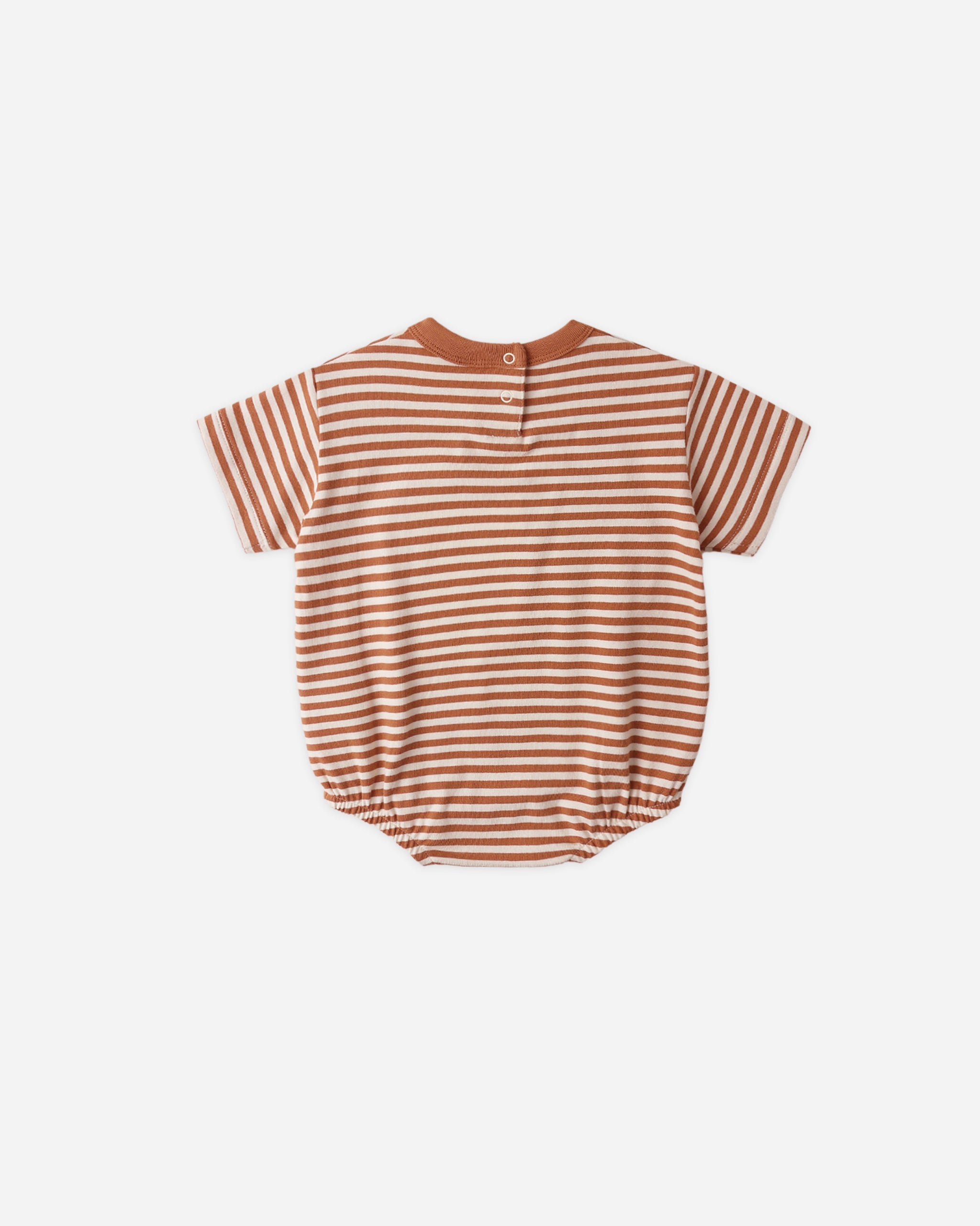 Relaxed Bubble Romper Poppy Stripe - Rylee + Cru | Kids Clothes | Trendy Baby Clothes | Modern Infant Outfits |